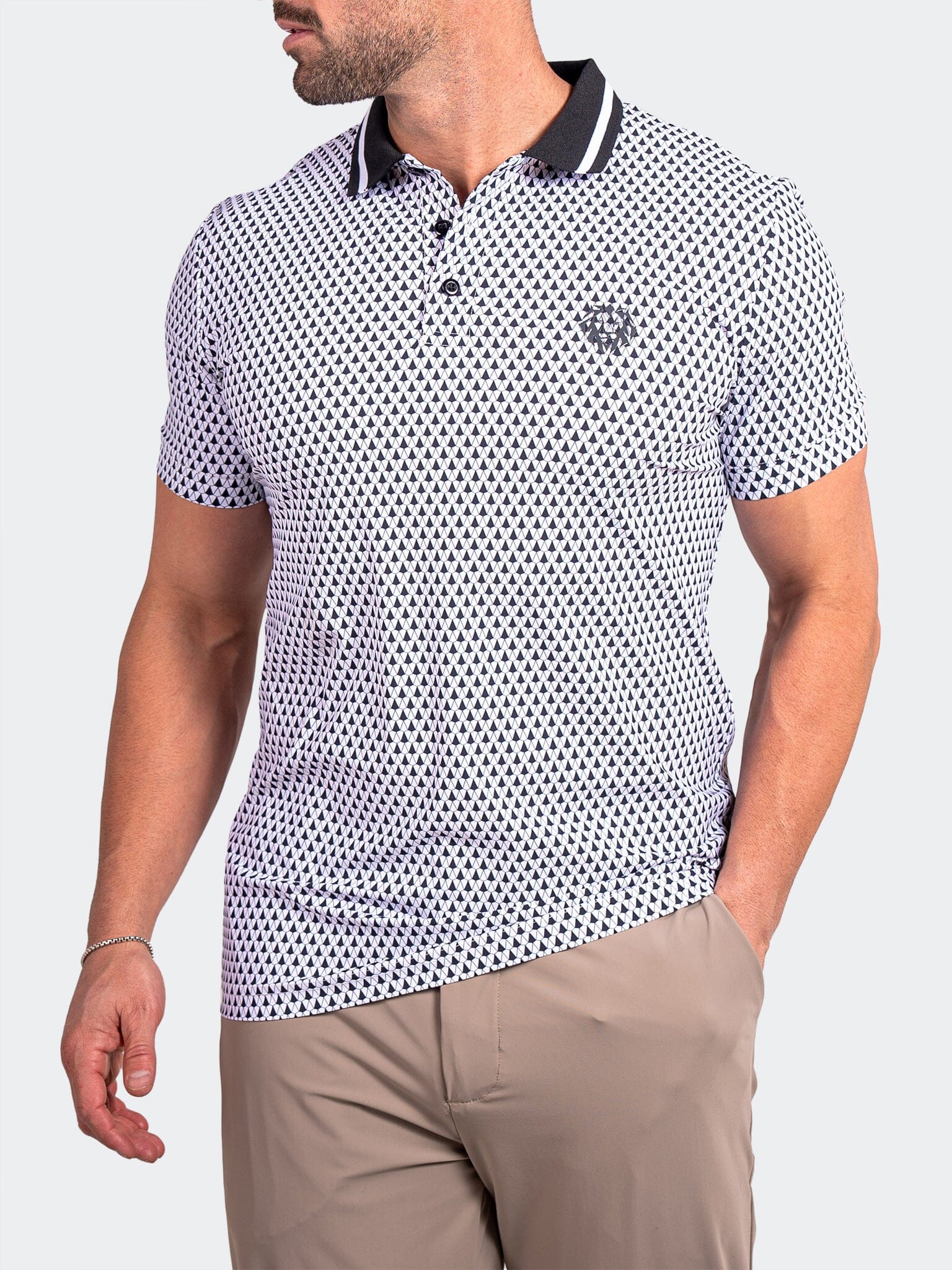 Ascension Micro Print Polo