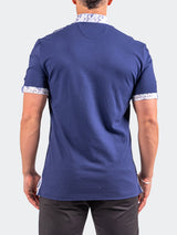 Polo CollarSolidCobalt Blue View-4