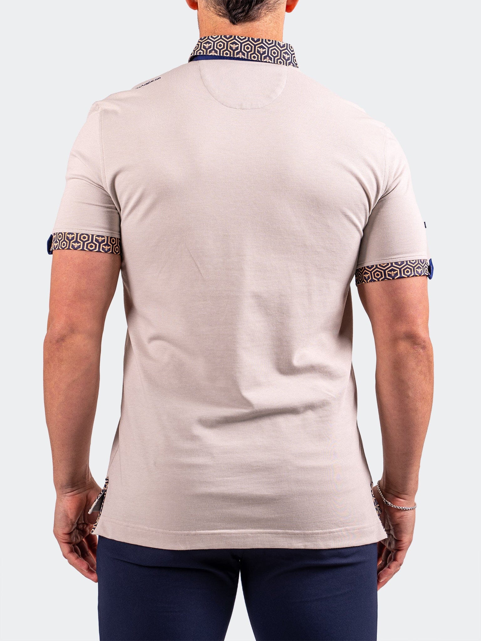 Polo CollarSolidRhino Grey
