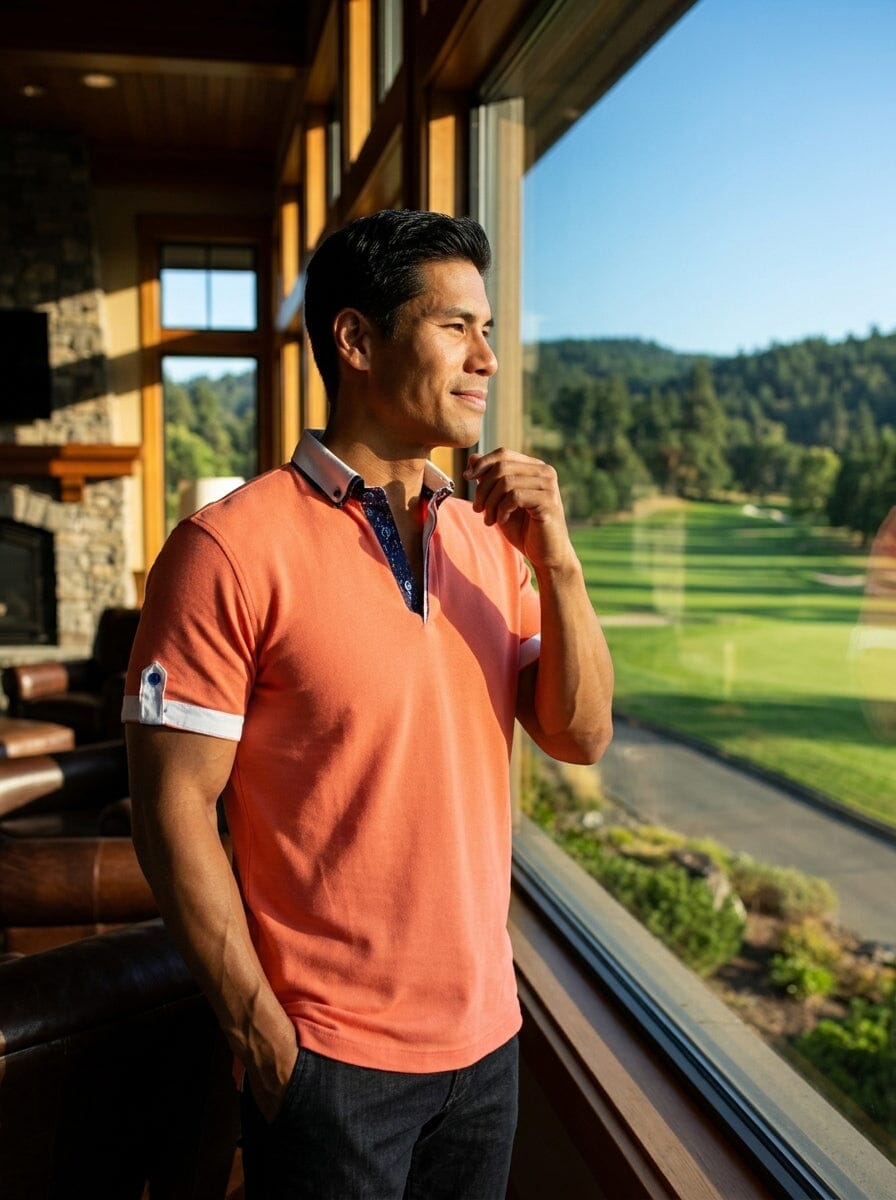 Perm Mozart DC Coral Polo Shirt