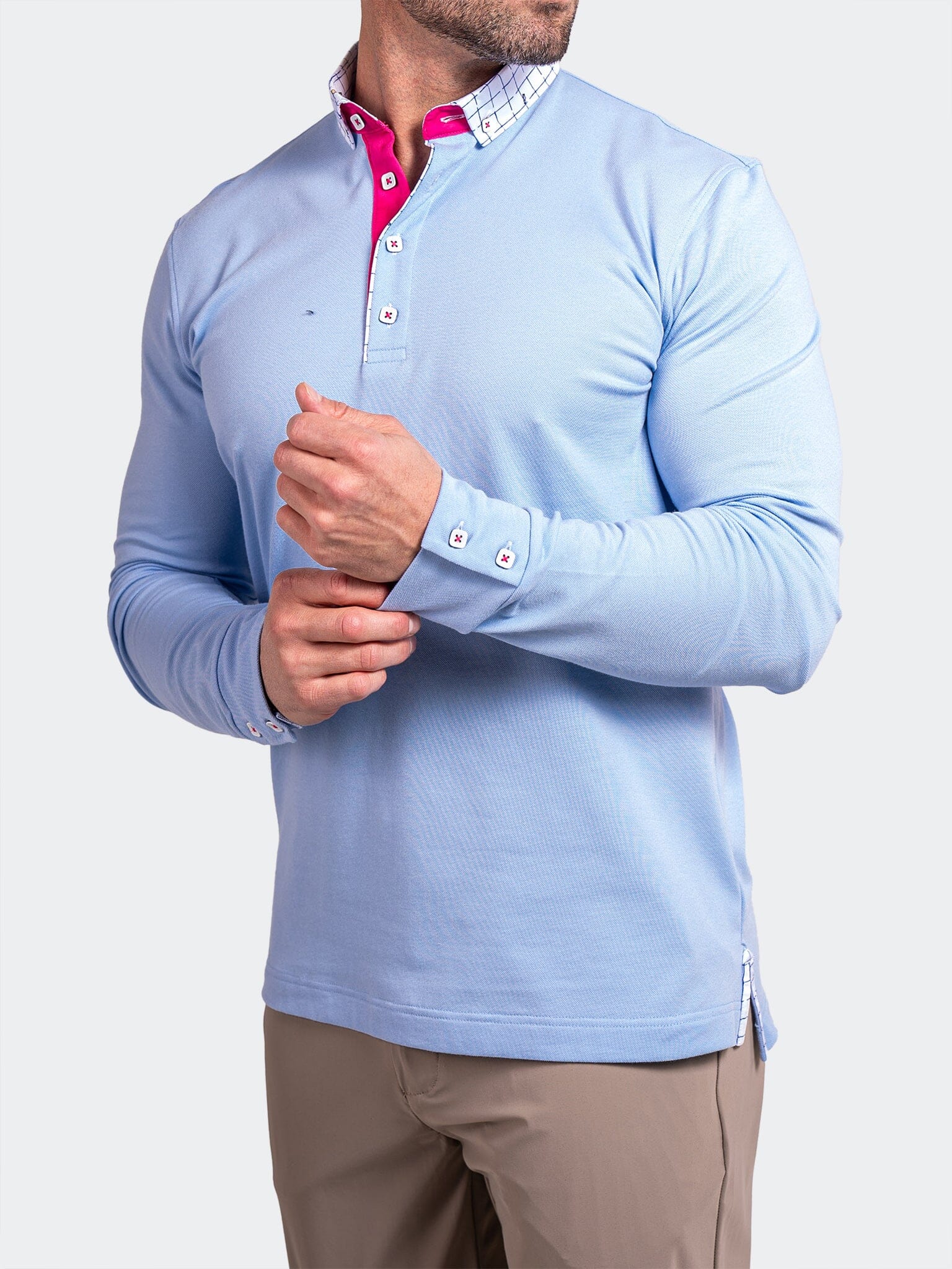 Newton Ascension Sky Blue Polo