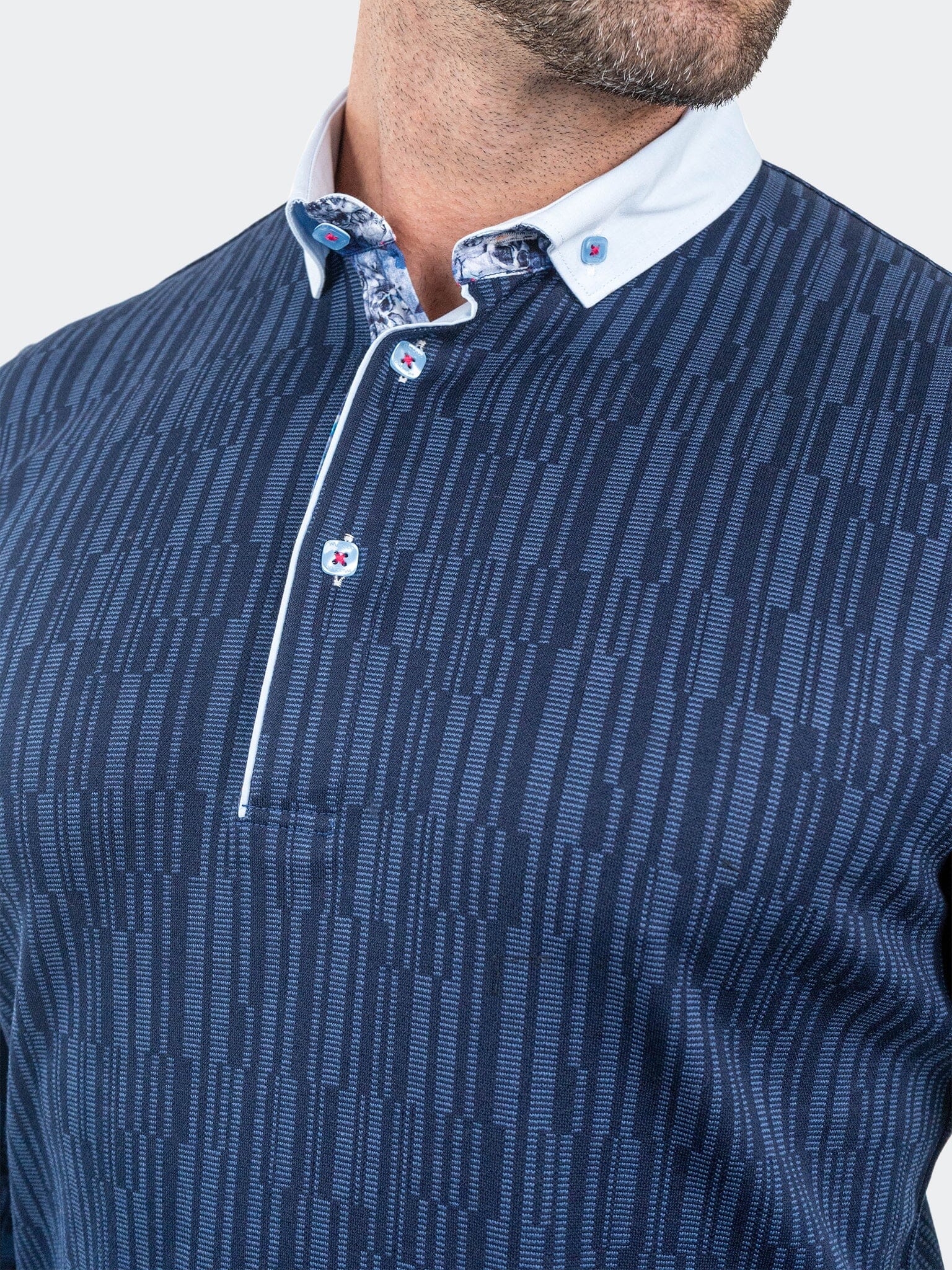 Newton Scribbles Navy Polo