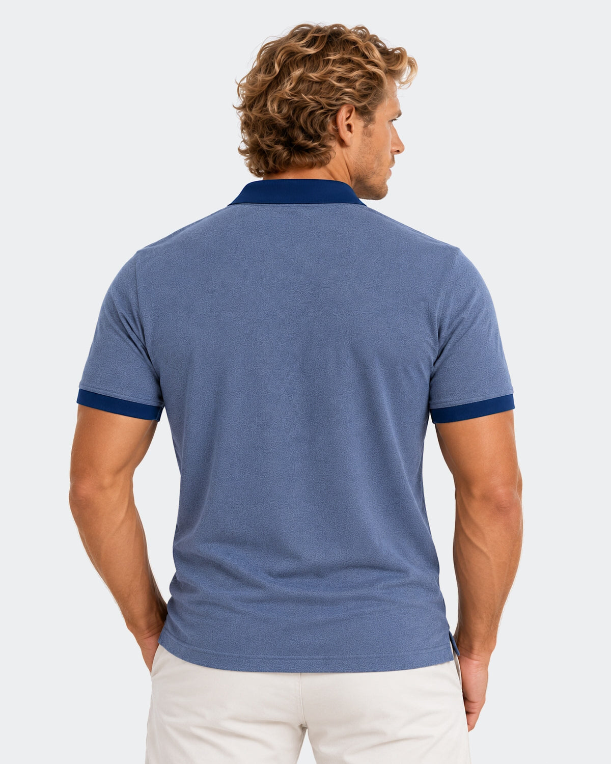Polo SS Knitted Unknown 0004 Blue