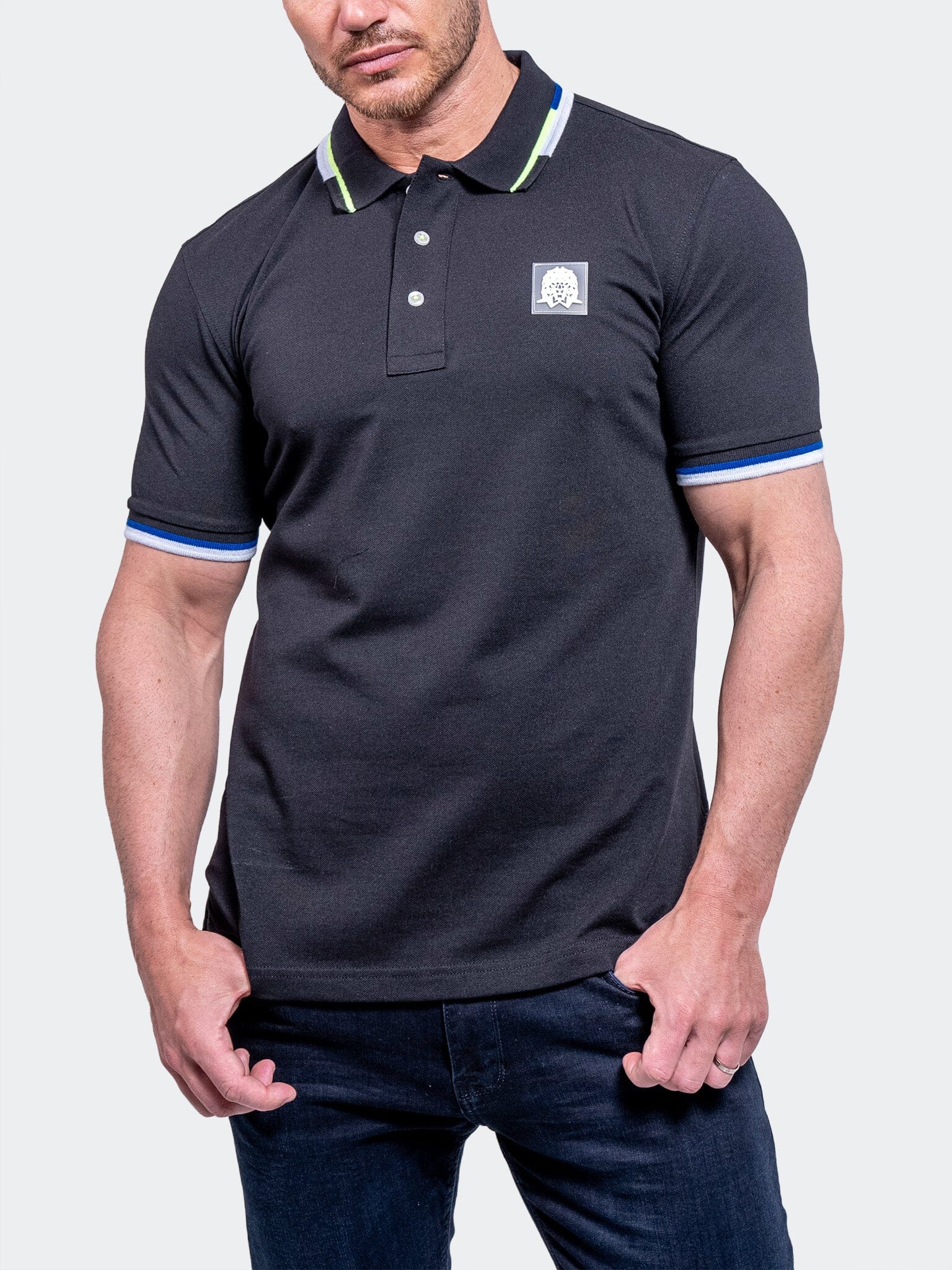 TipEmb Black Polo