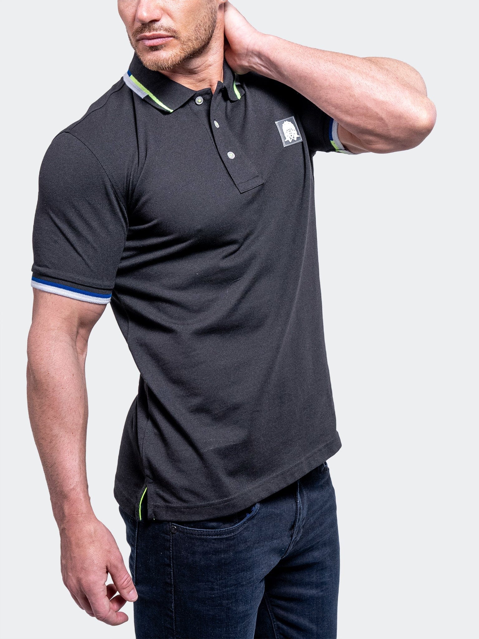 TipEmb Black Polo