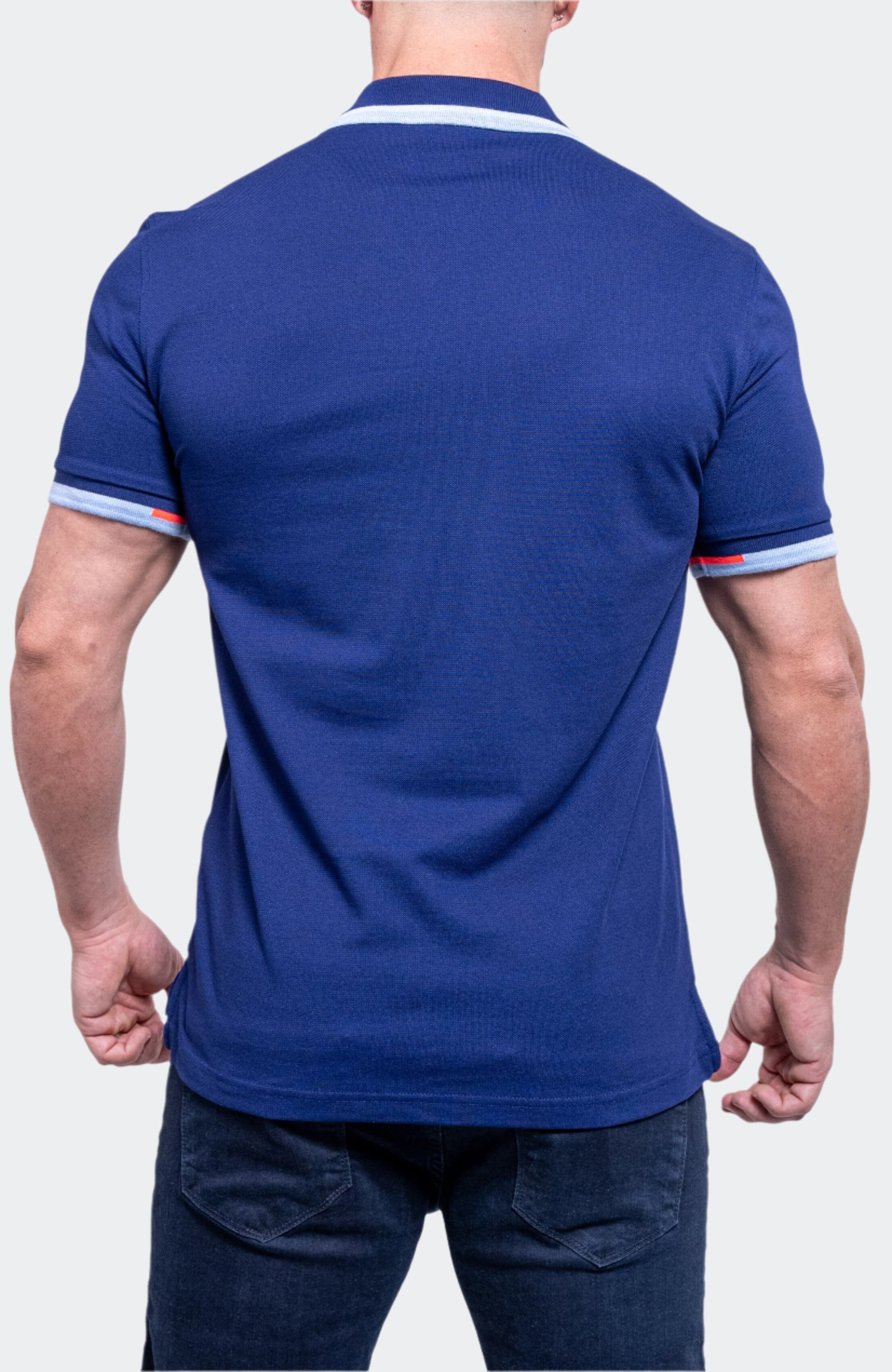 TipEmb Navy Blue Polo