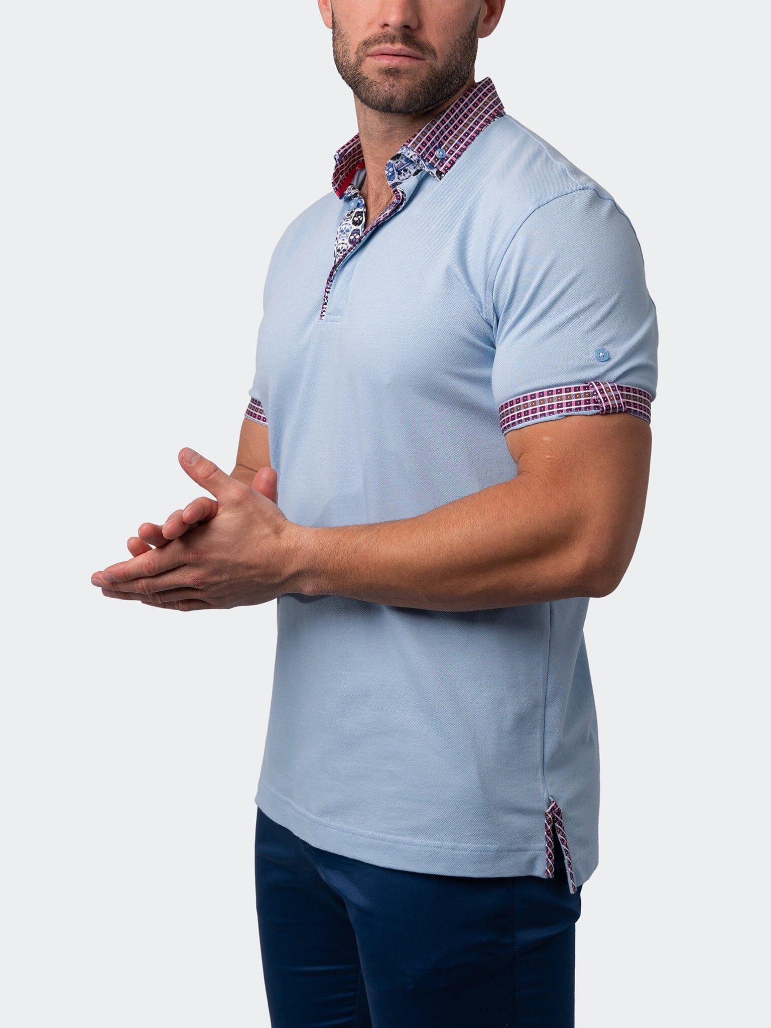 Polo Mozartsolidgridlight Blue
