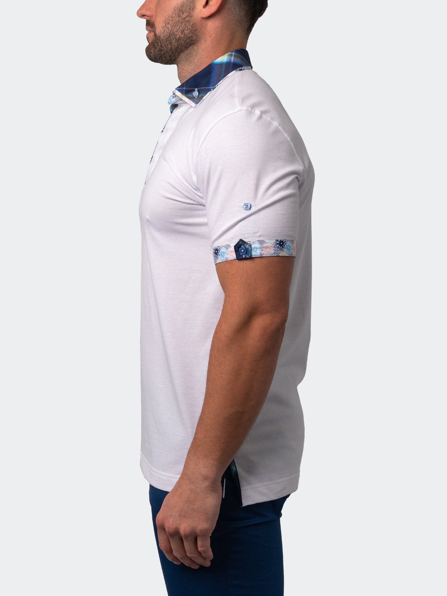 Mozart Solid Verve White Polo
