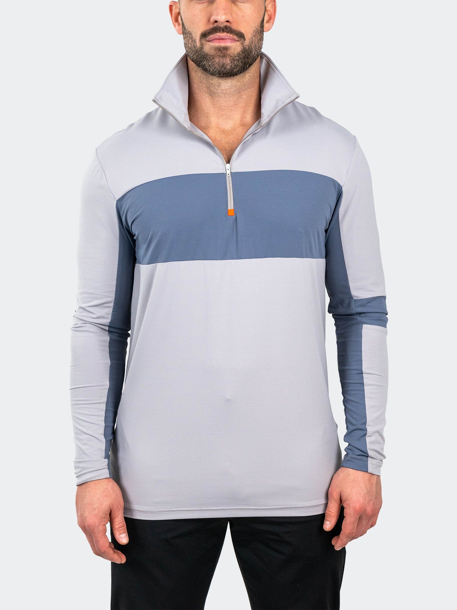 QuarterZip GolfBogey Grey