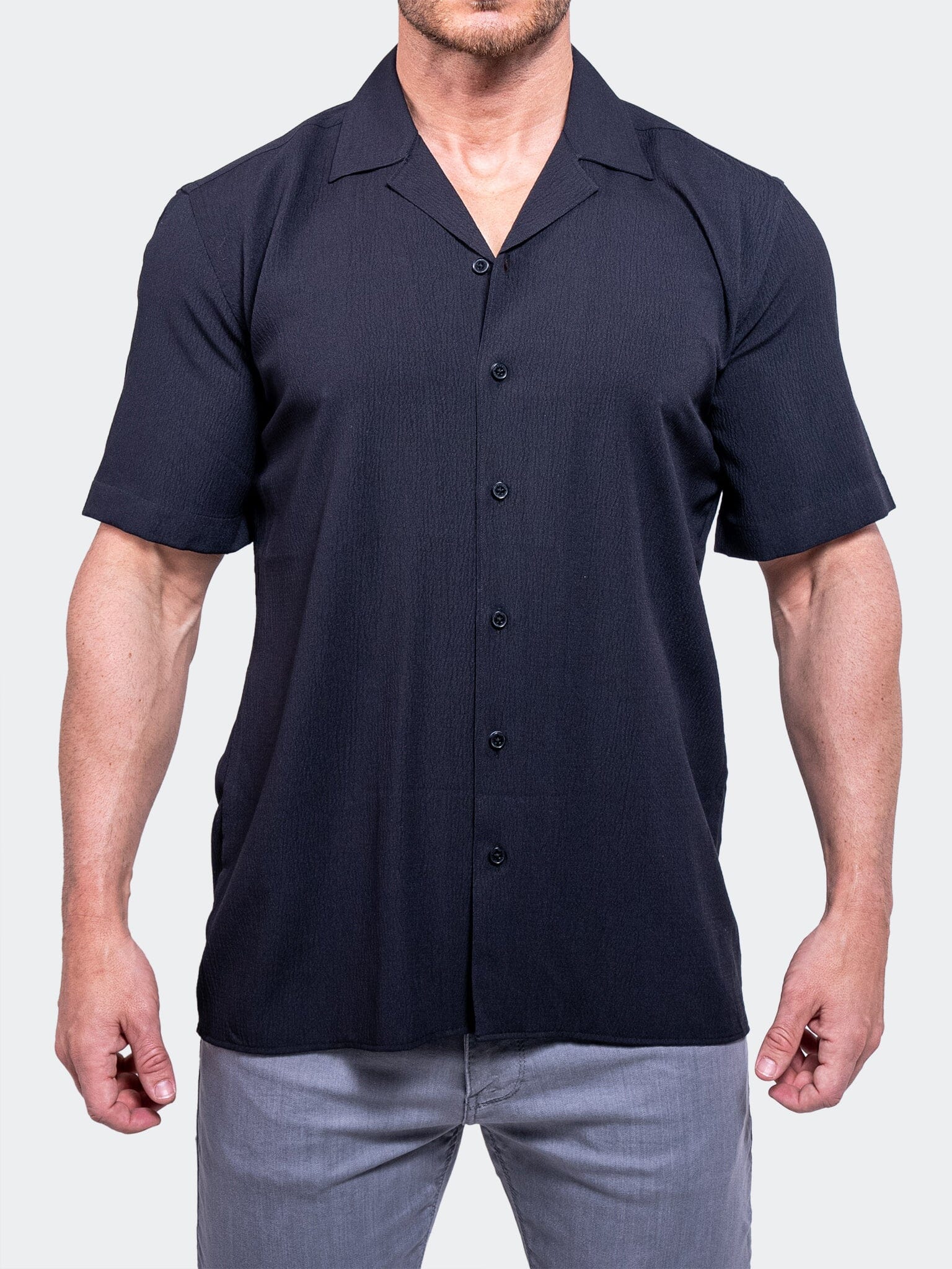 Everyday Soot Black Camp Shirt