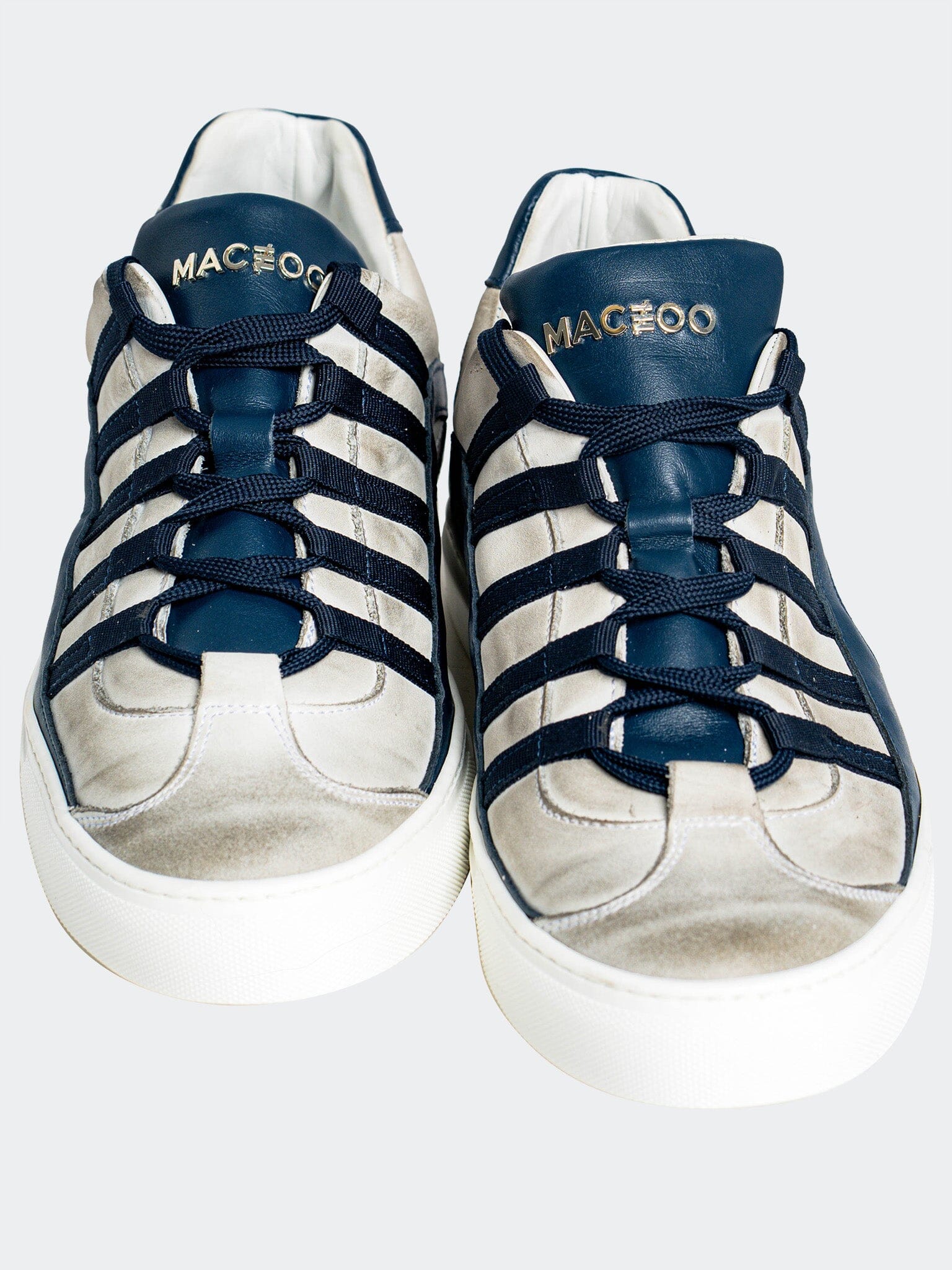 Casual Chrome Silver Shoes
