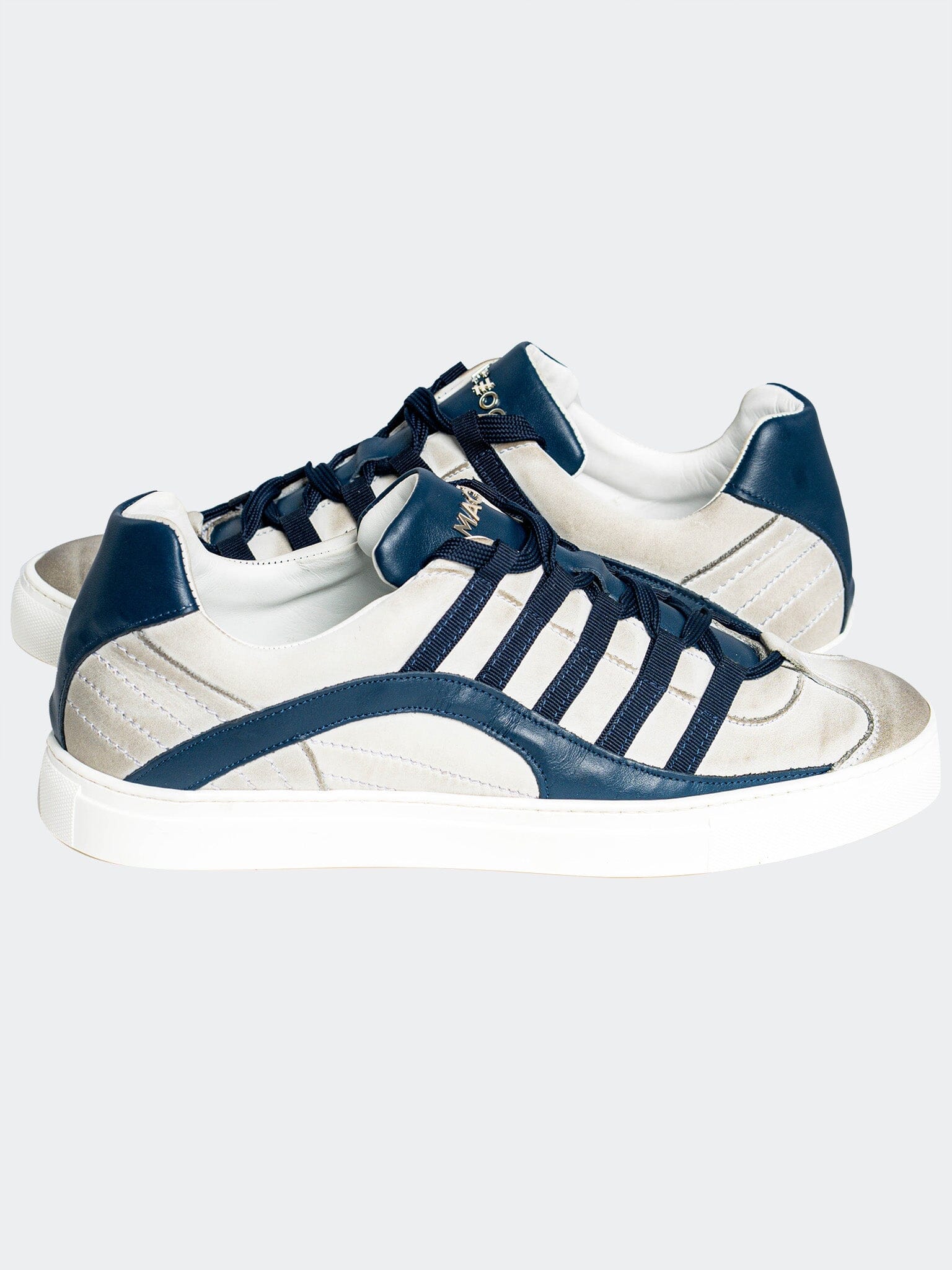 Casual Chrome Silver Shoes