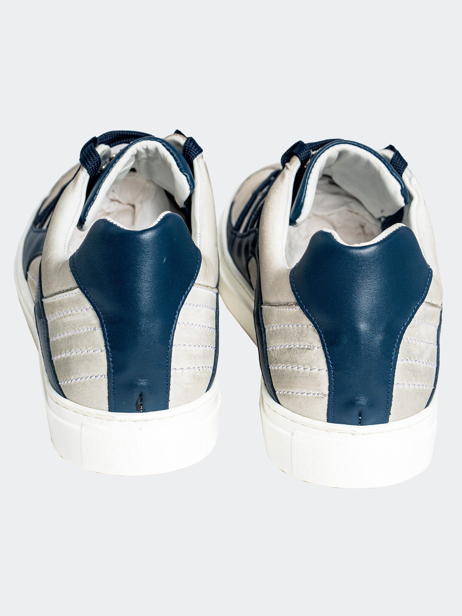Casual Chrome Silver Shoes