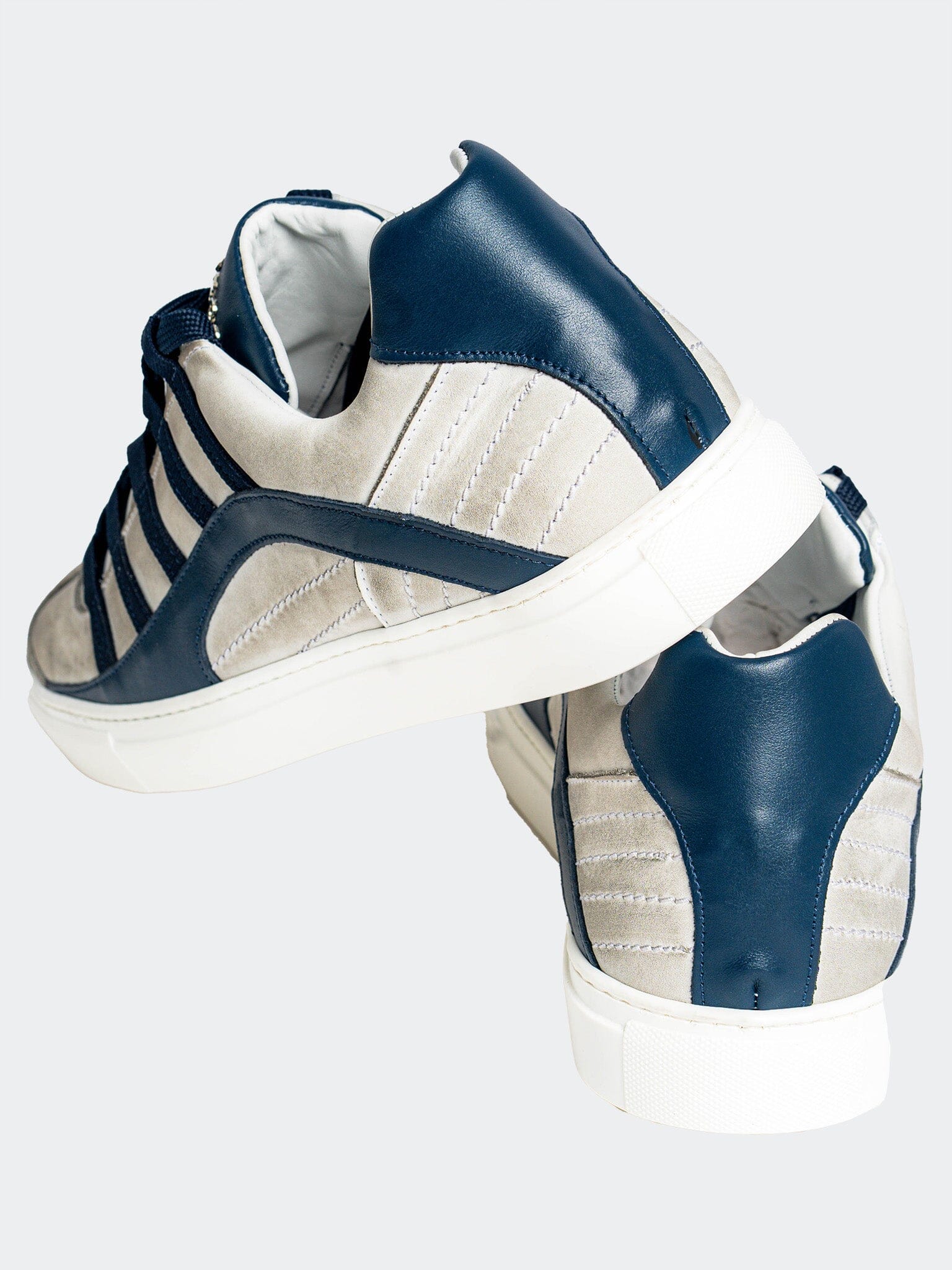 Casual Chrome Silver Shoes