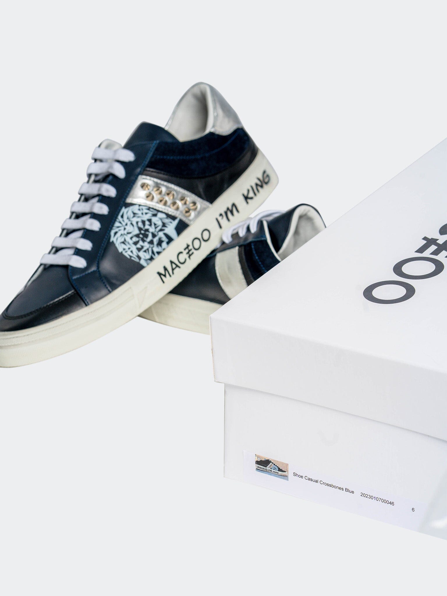 Shoe Casual Crossbones Blue