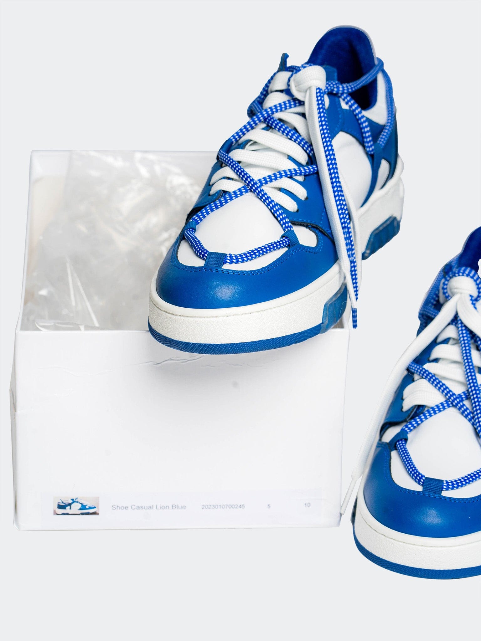 Casual Lion Blue Shoes