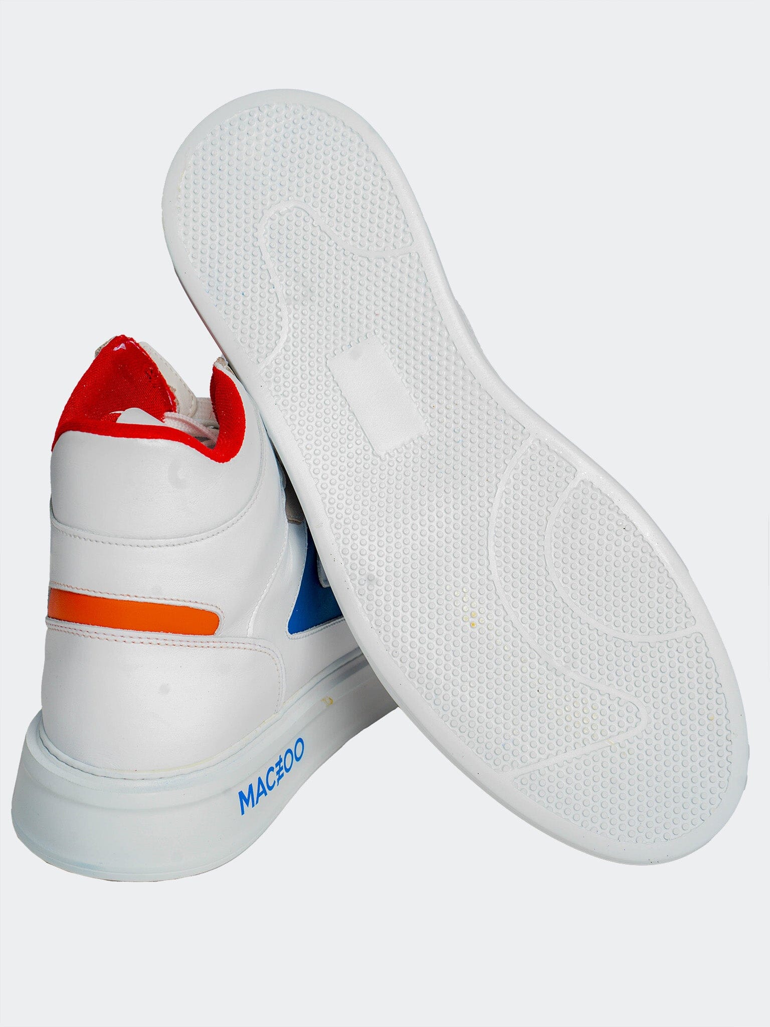 Retro White High-Top Shoes