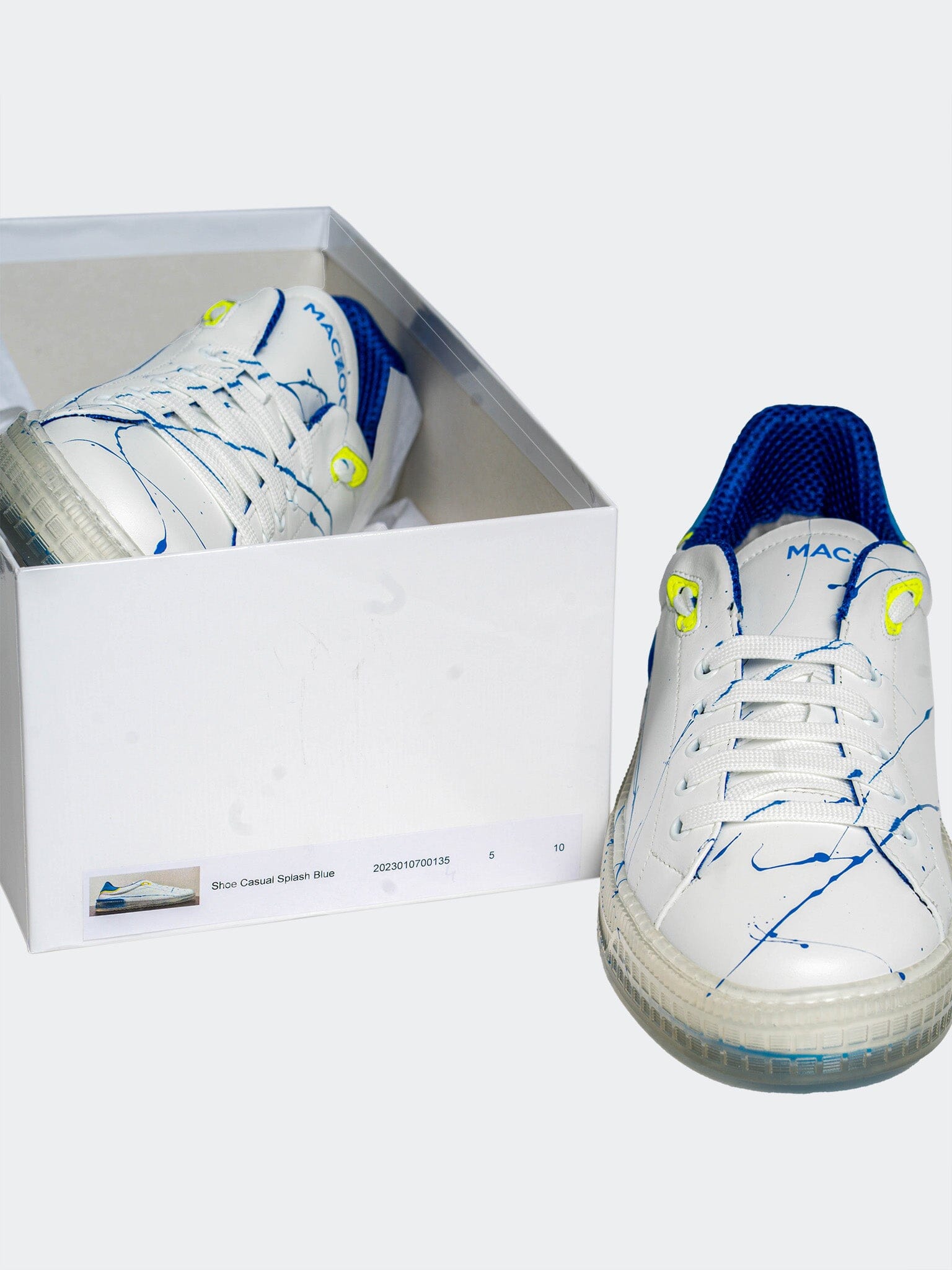 Casual Splash Blue Shoes