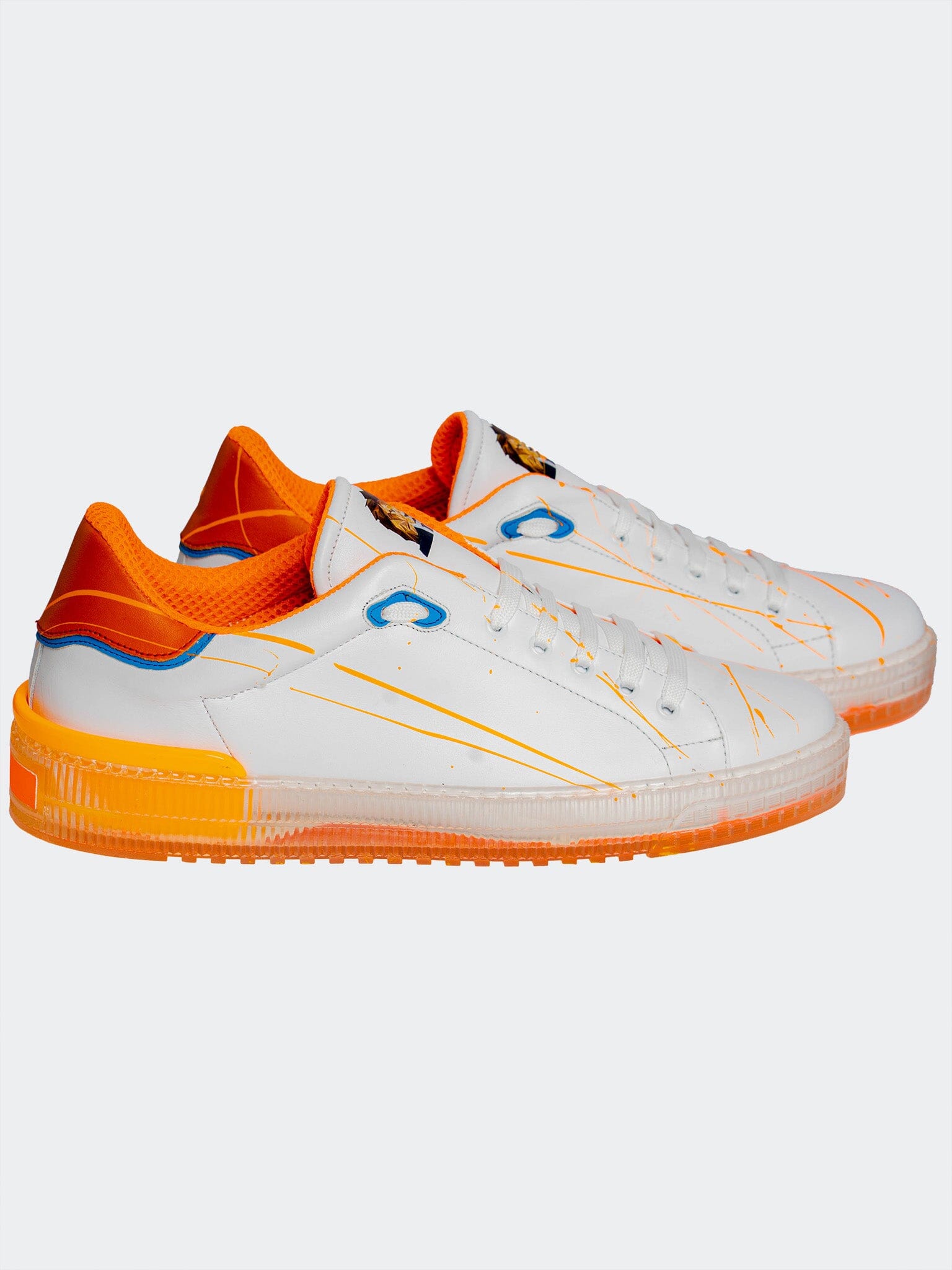 Splash Orange Casual Shoes
