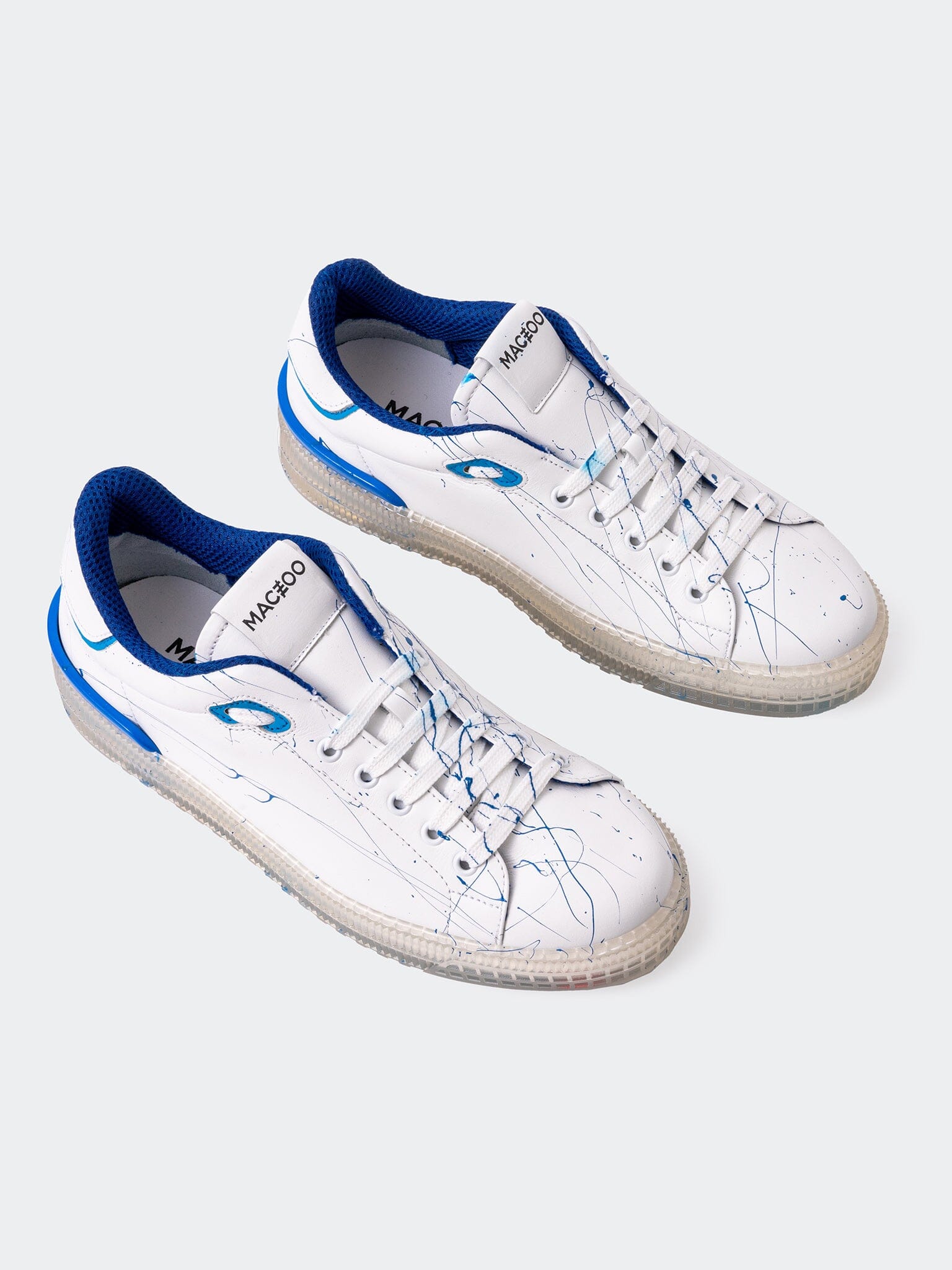 Perm Casual Transparent Blue Shoes