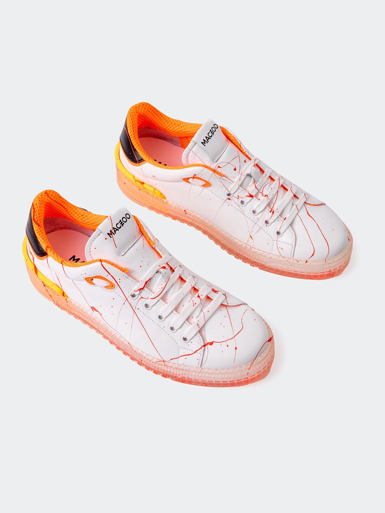 Perm Casual Transparent Orange Shoes