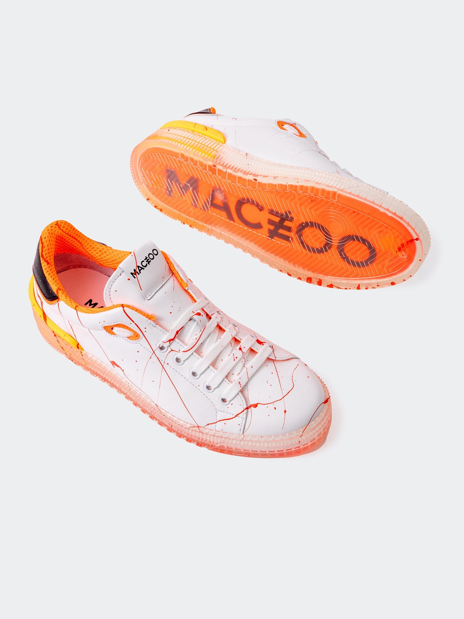 Perm Casual Transparent Orange Shoes