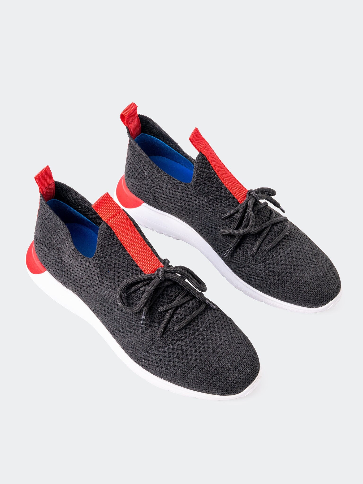 Casual Up Black Knit Shoes