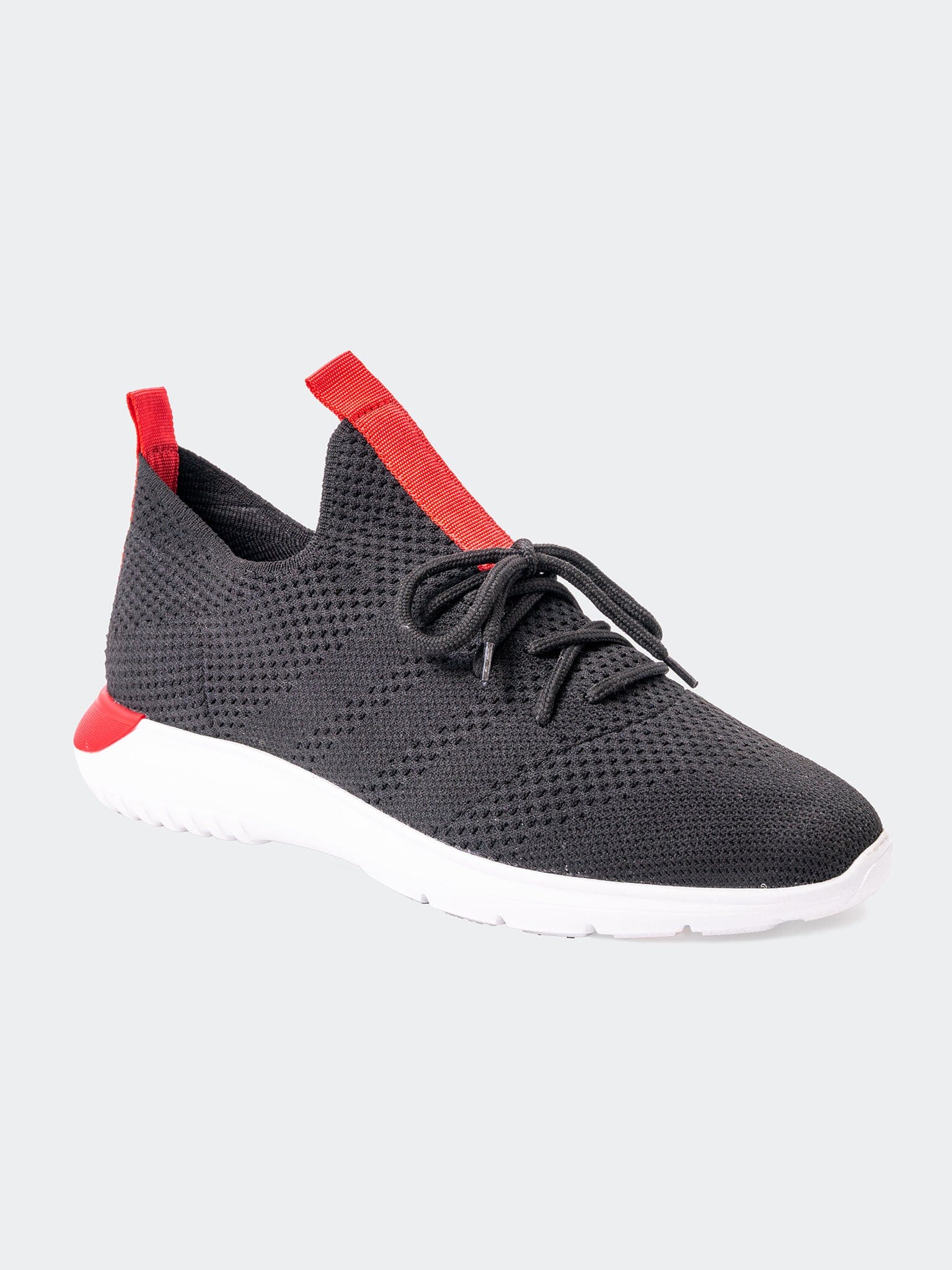 Casual Up Black Knit Shoes