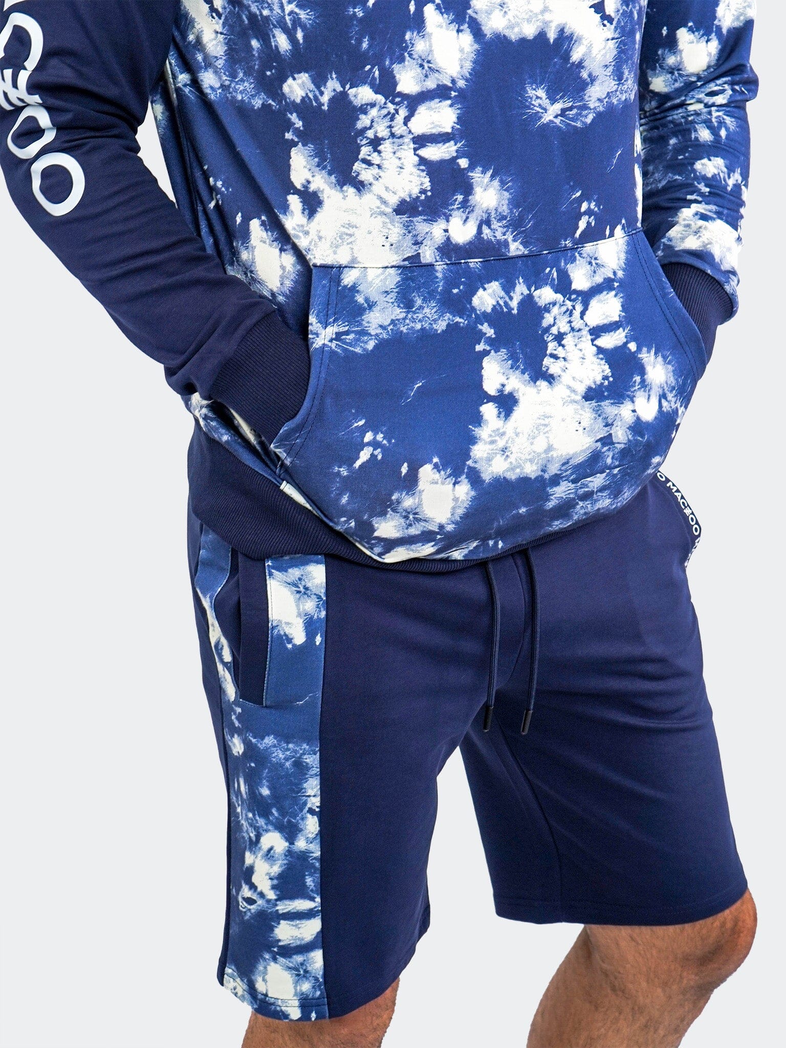 DyePanel Navy Blue Shorts