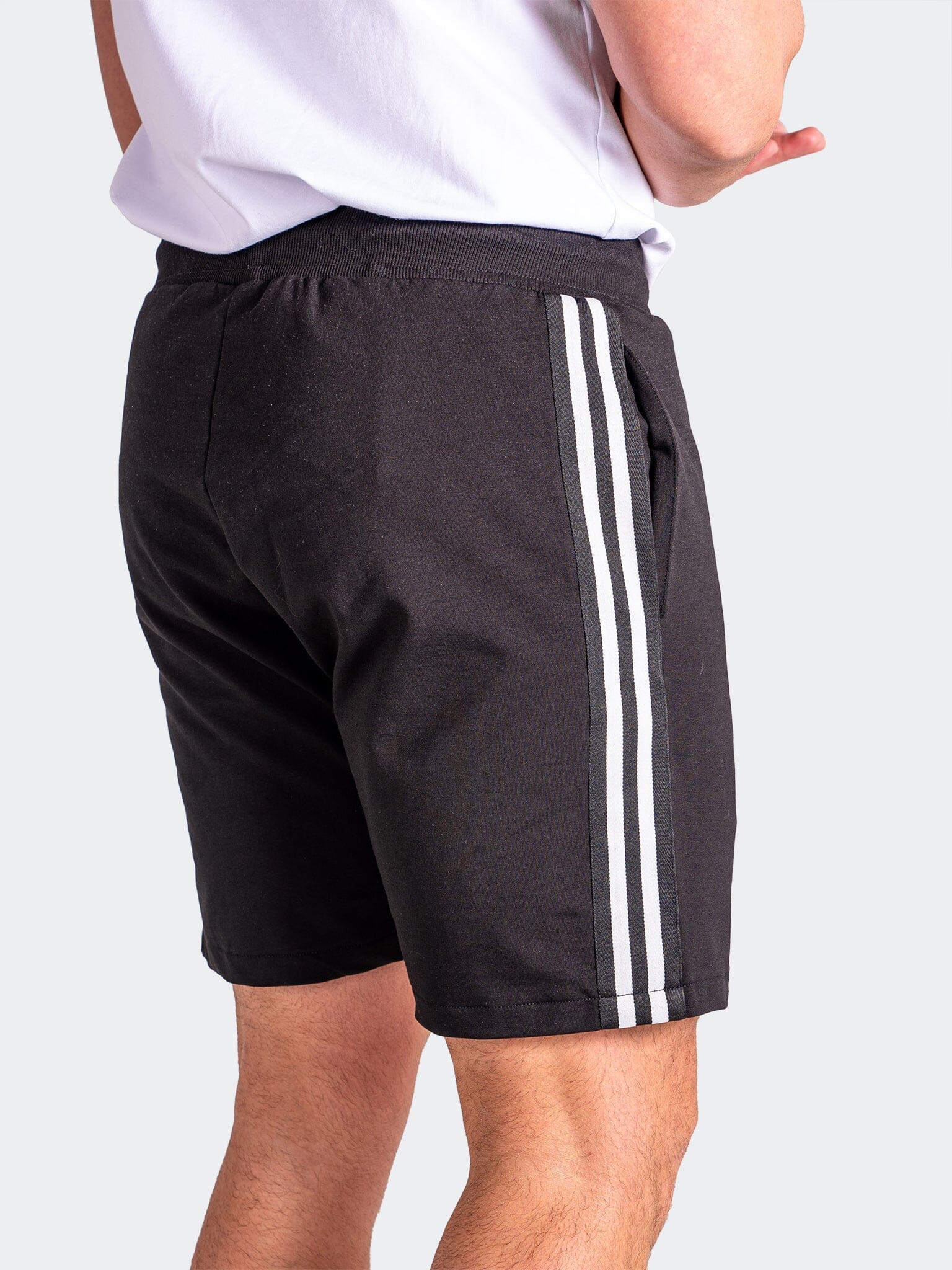 Resistance Embroidered Black Shorts