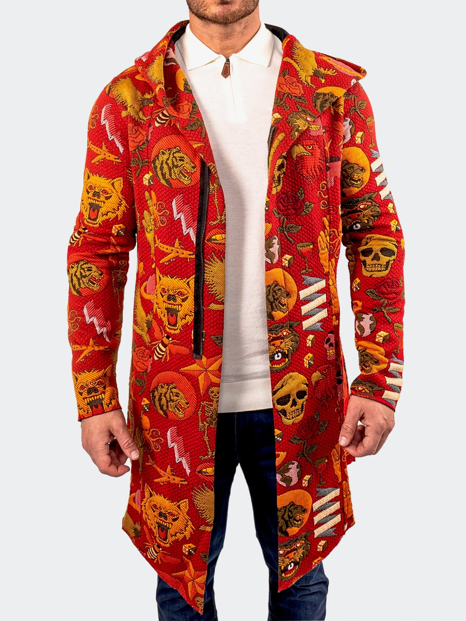 Skeleton Red Sport Coat