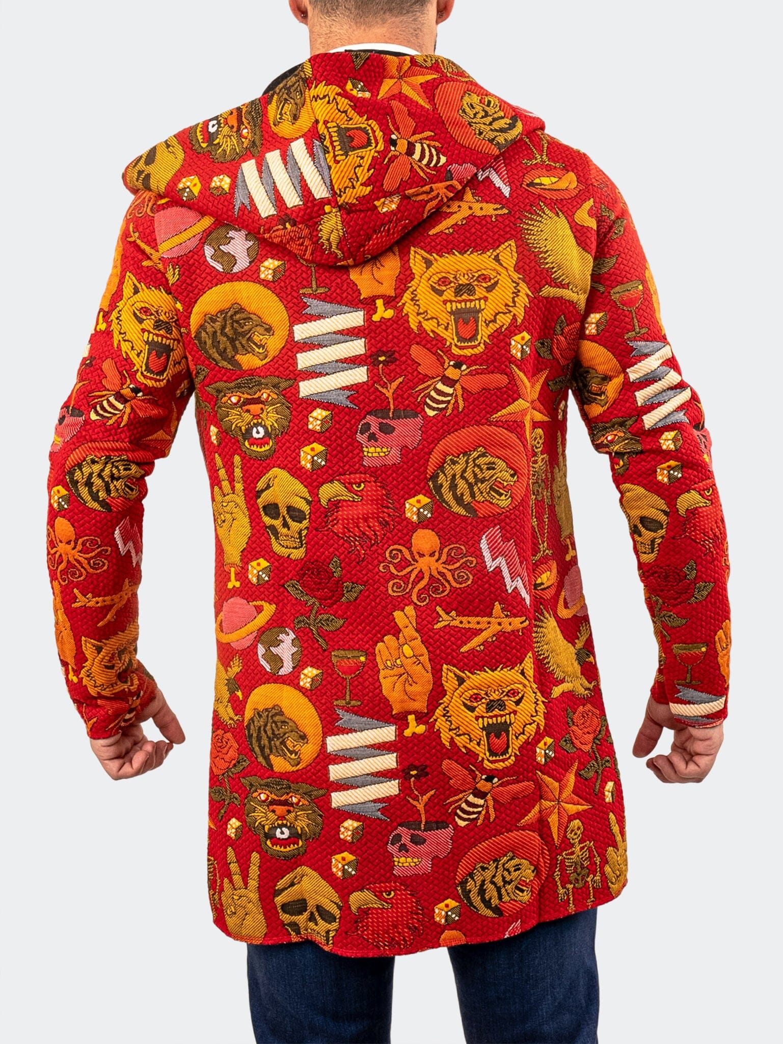 Skeleton Red Sport Coat