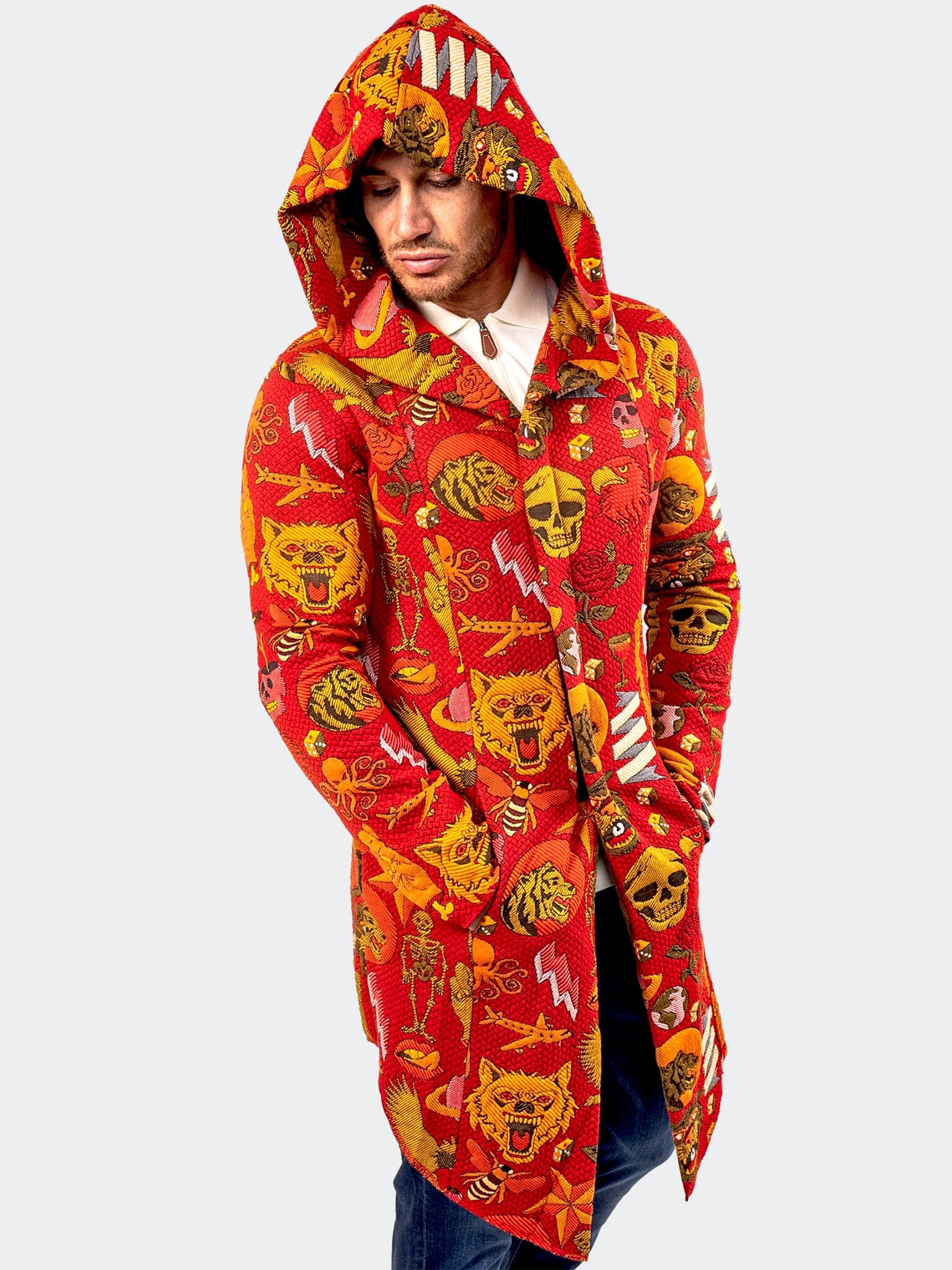 Skeleton Red Sport Coat