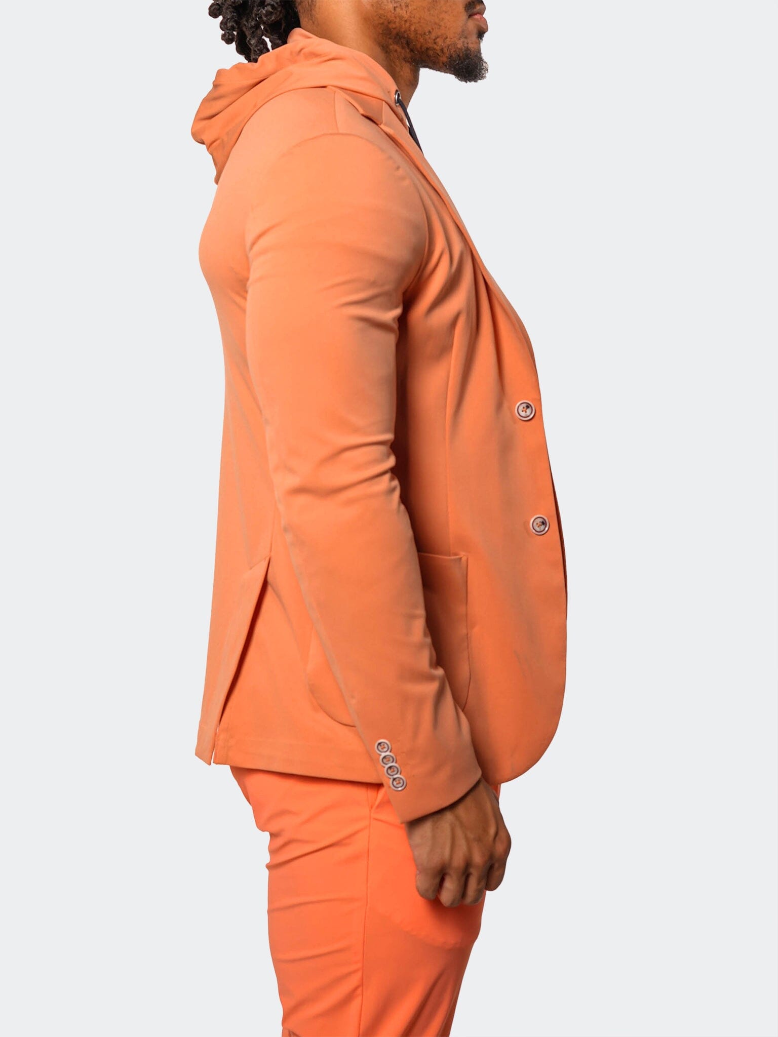 Stretch Carnelian Orange Suit