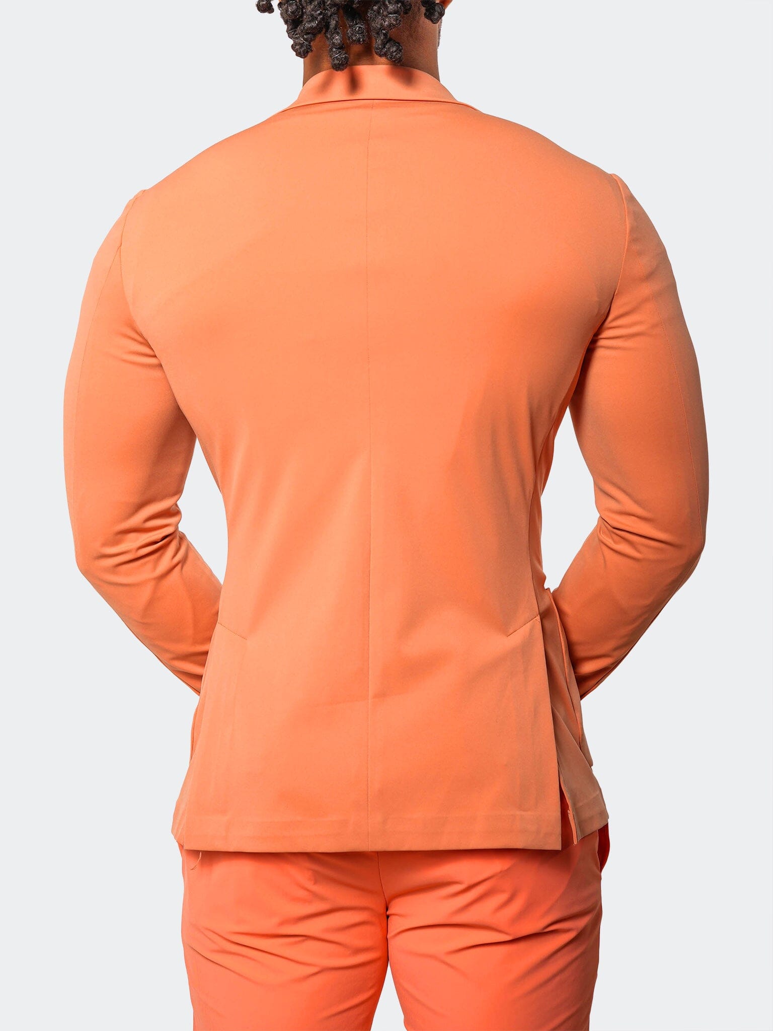Stretch Carnelian Orange Suit