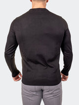 Sweater KnittedDeep Black View-4