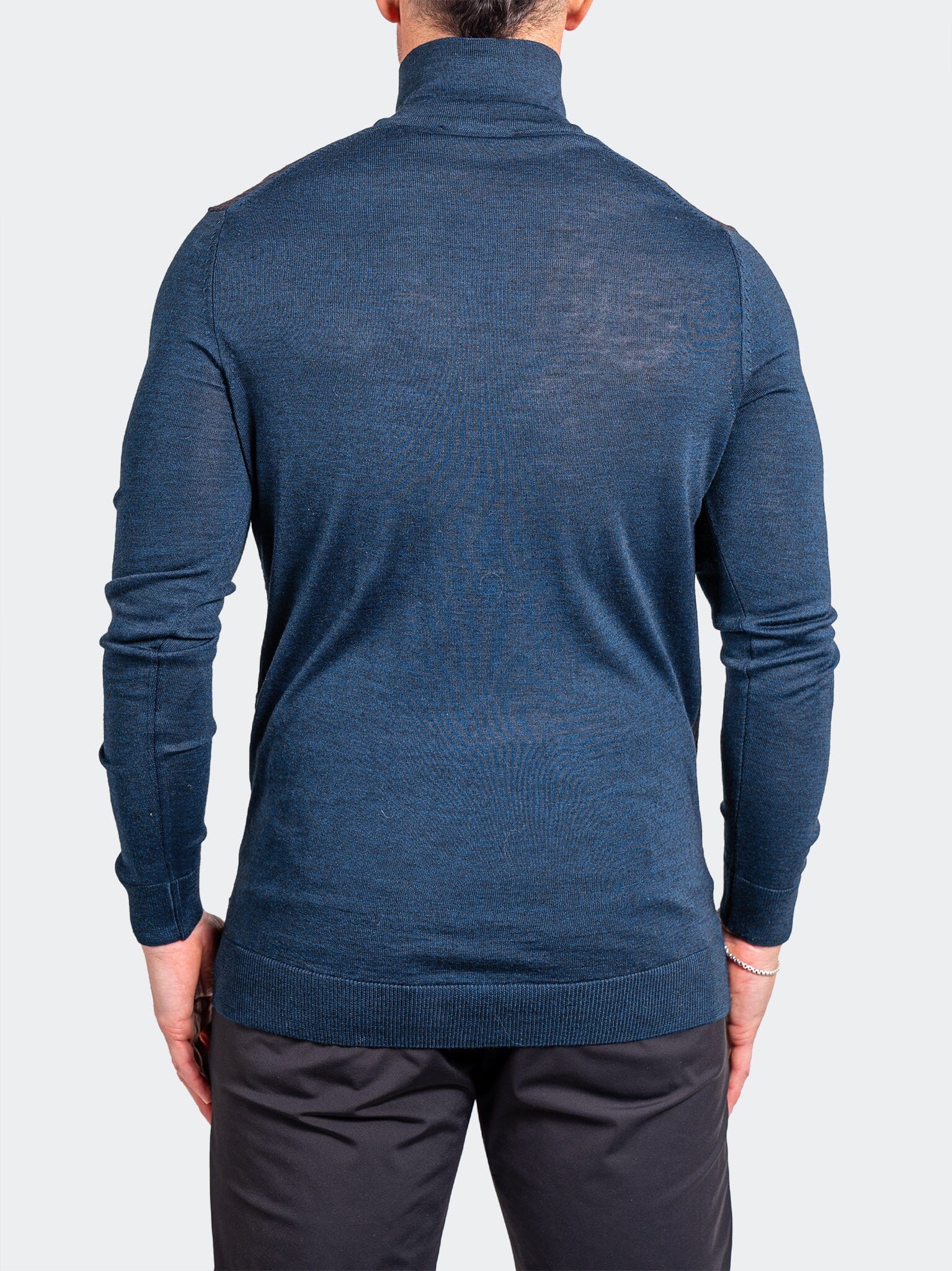 Knitted Passion Navy Zip Sweater