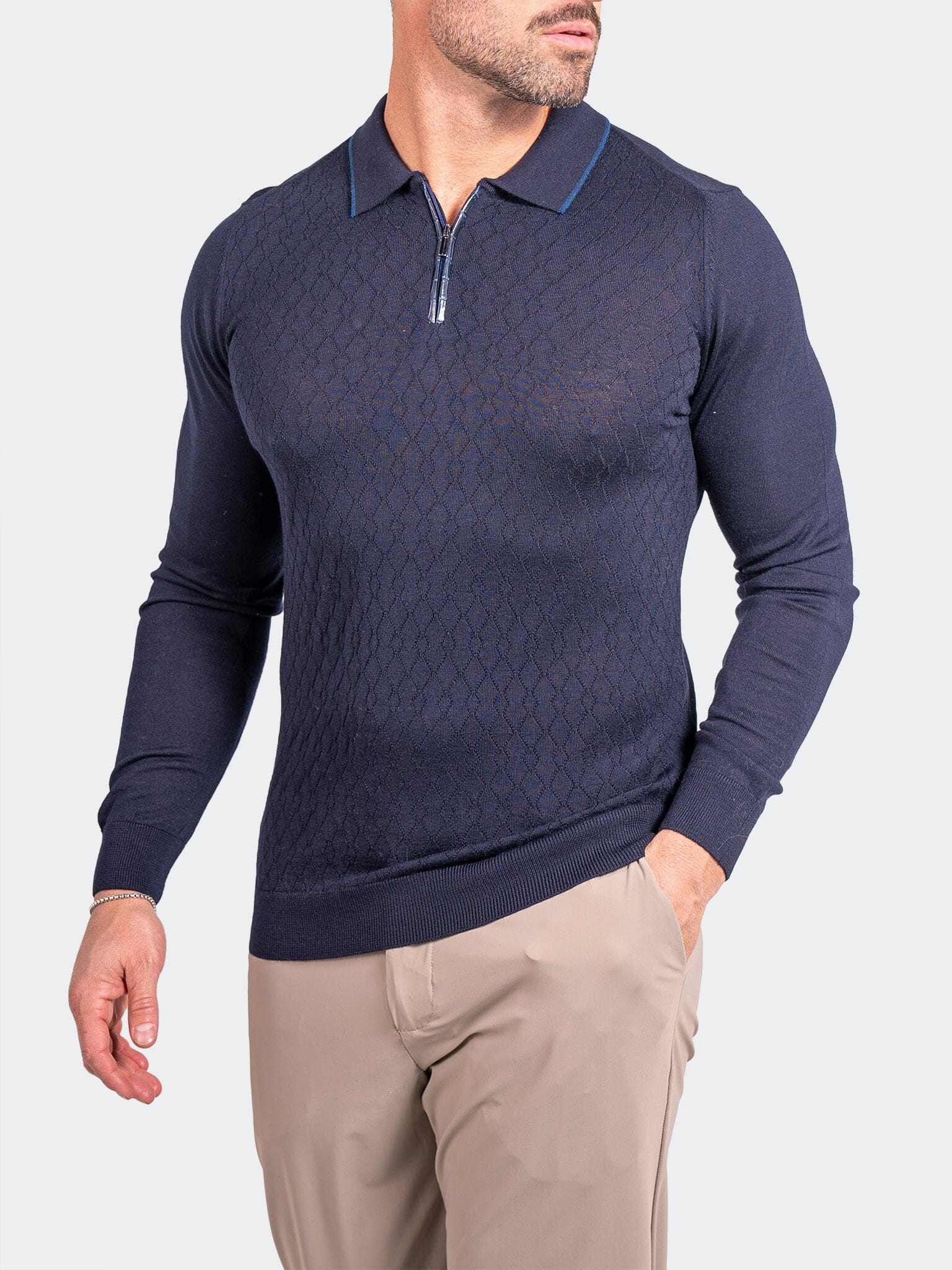 Knitted Passion Navy Sweater