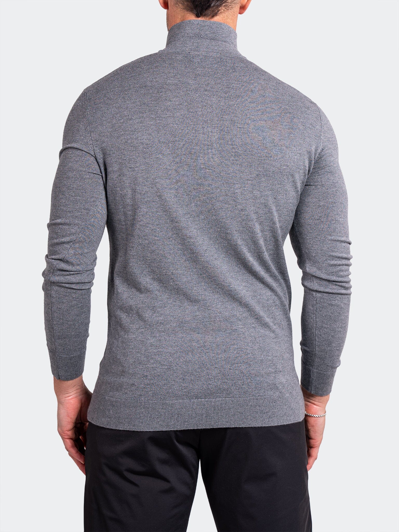 Knitted Passion Grey Zip Sweater