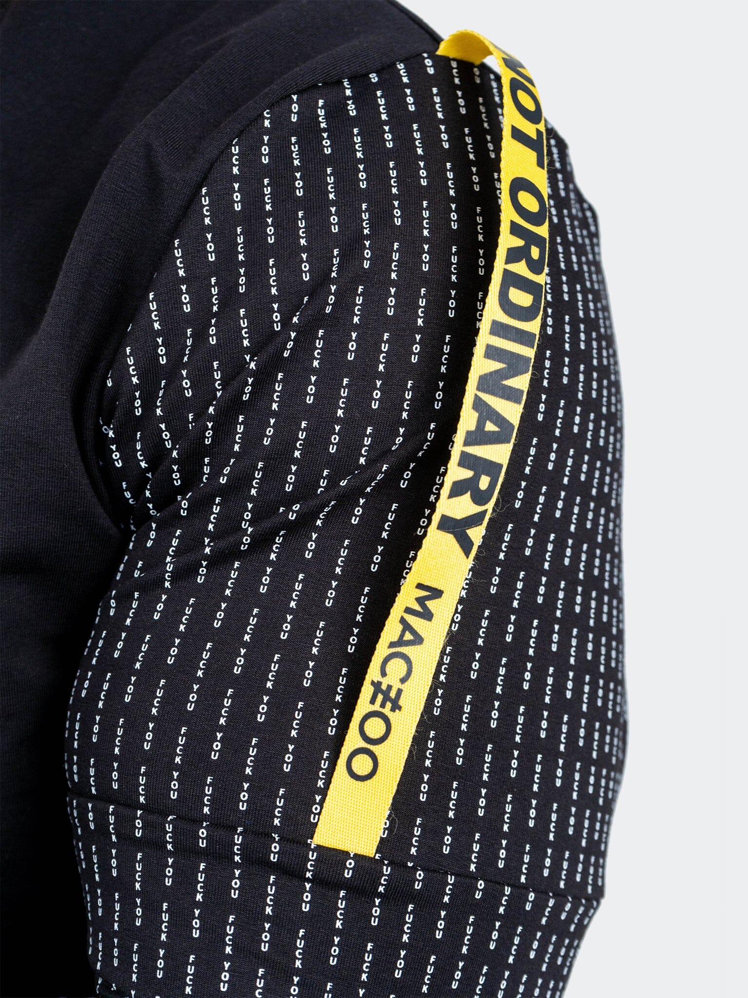 Off Black Contrast Sweater