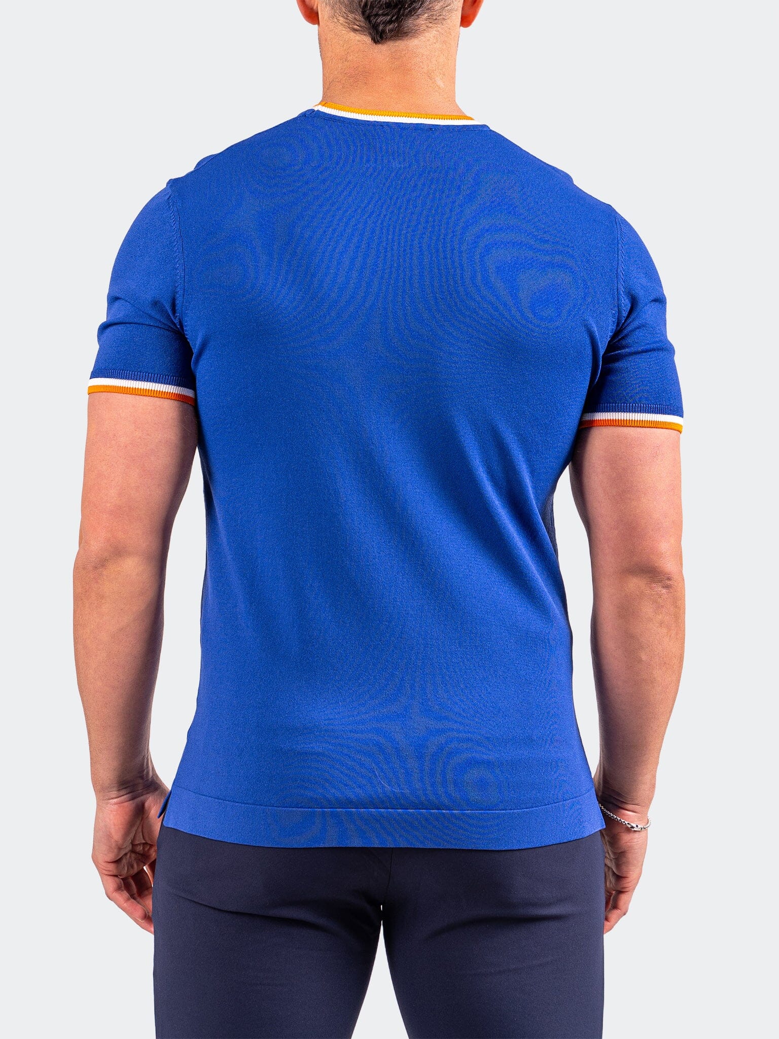 Lapis Blue Short Sleeve Sweater