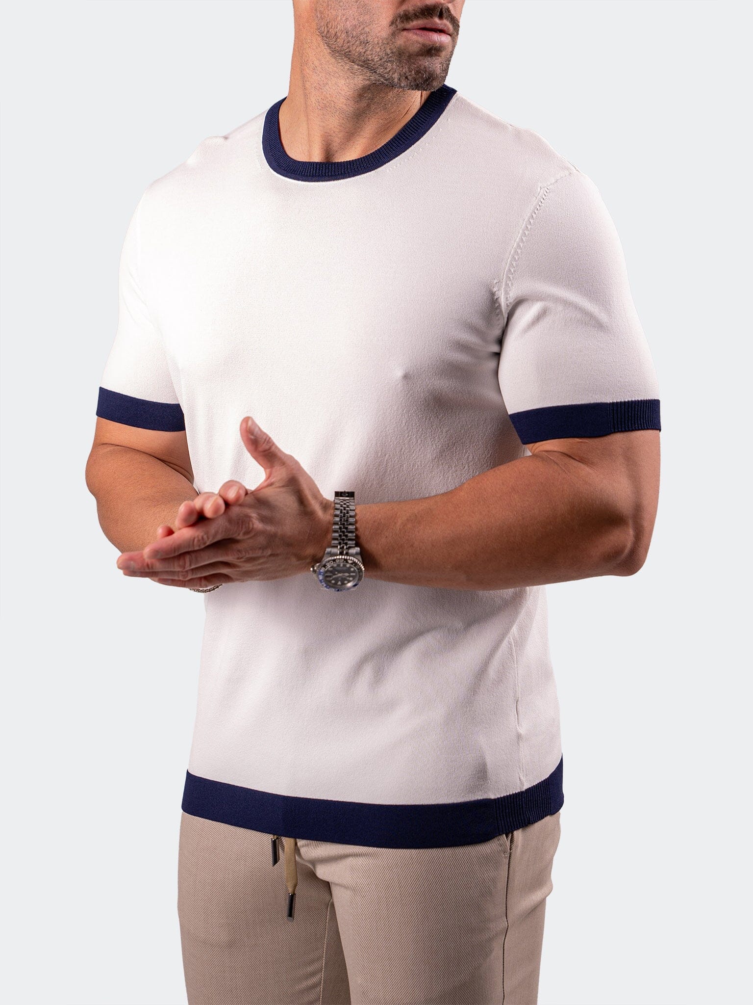 Snow White Short Sleeve Sweater