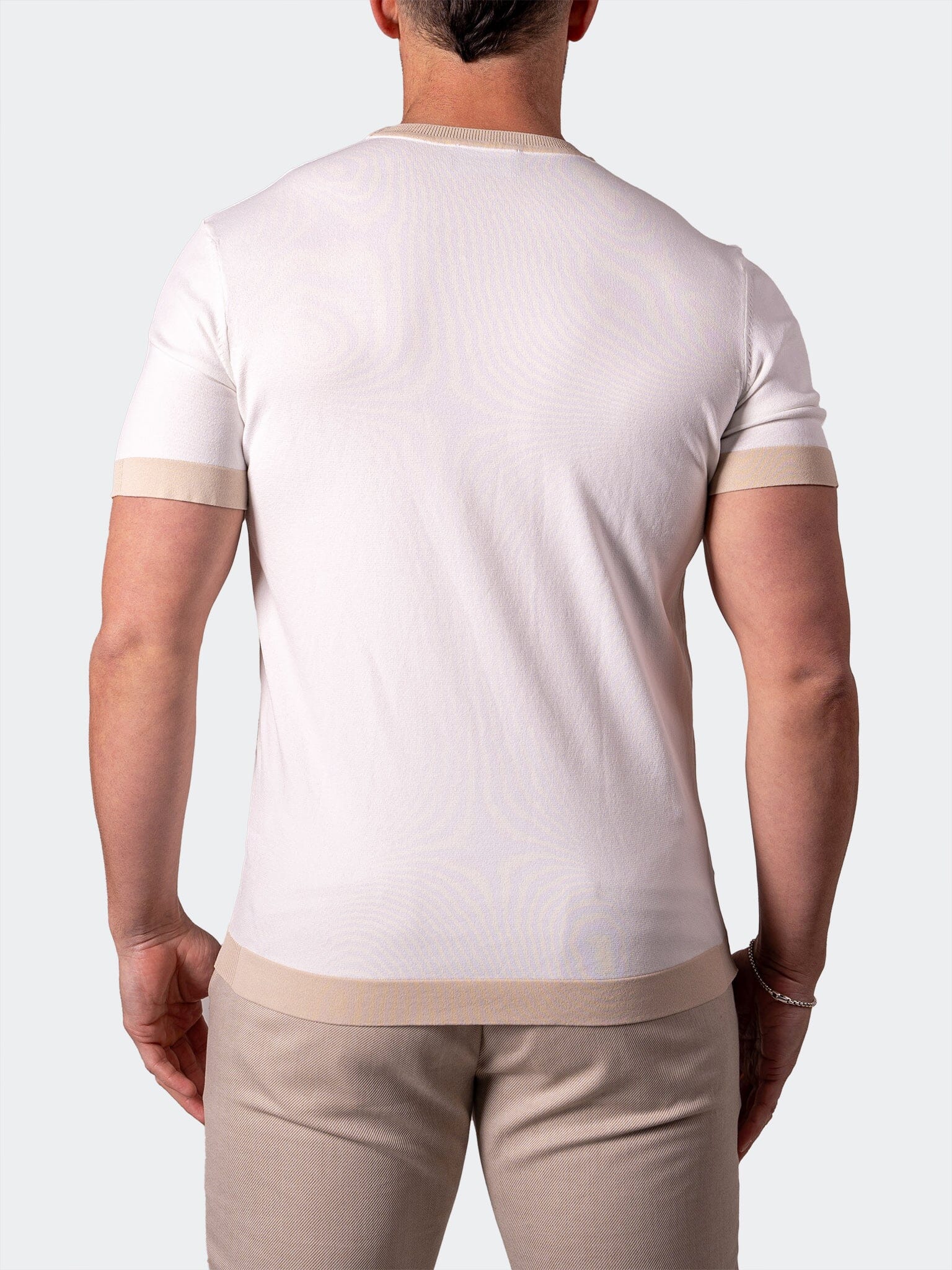 Whisper White Short Sleeve Sweater