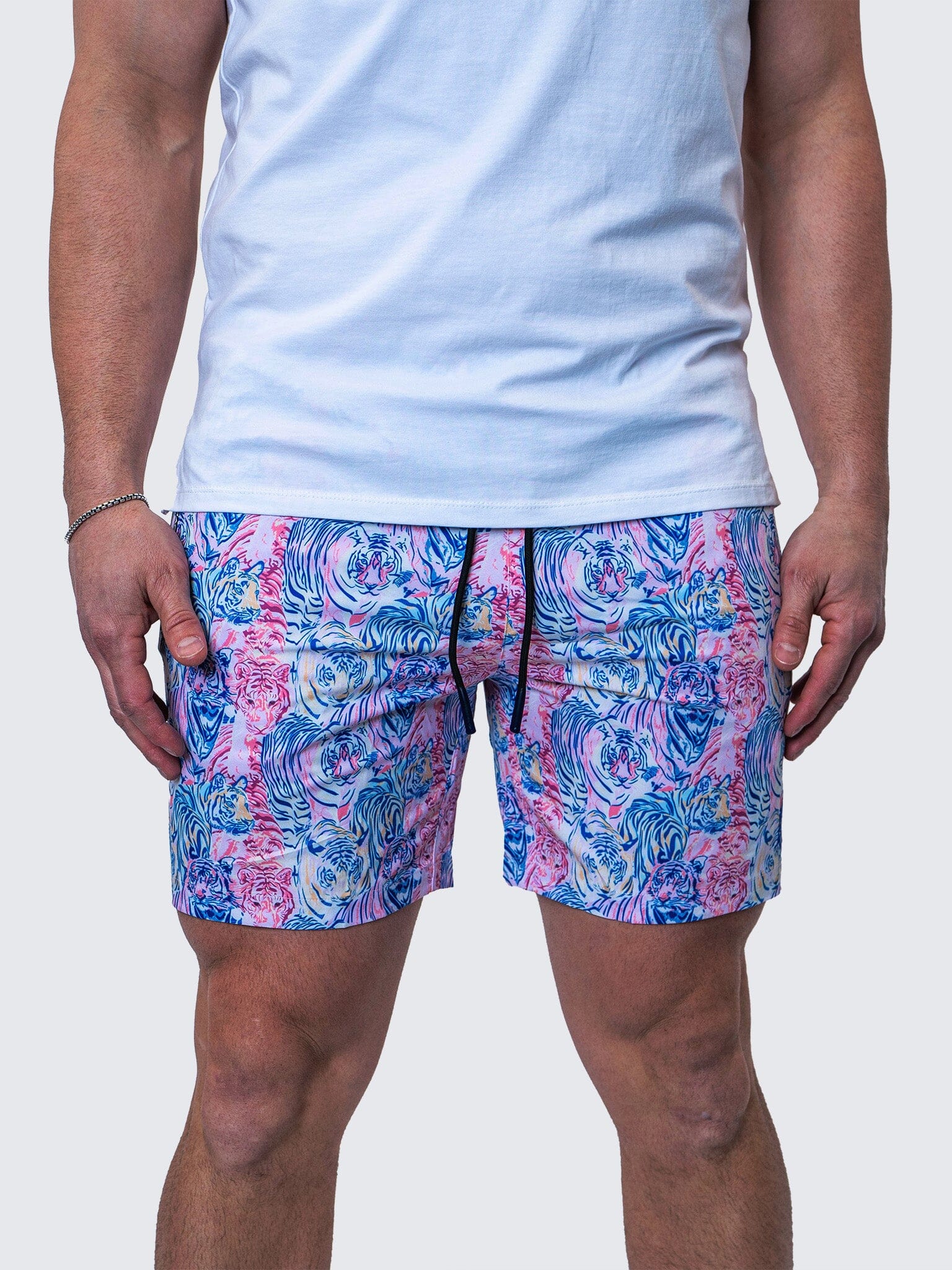 Lion Faded Tigers Swim Trunks