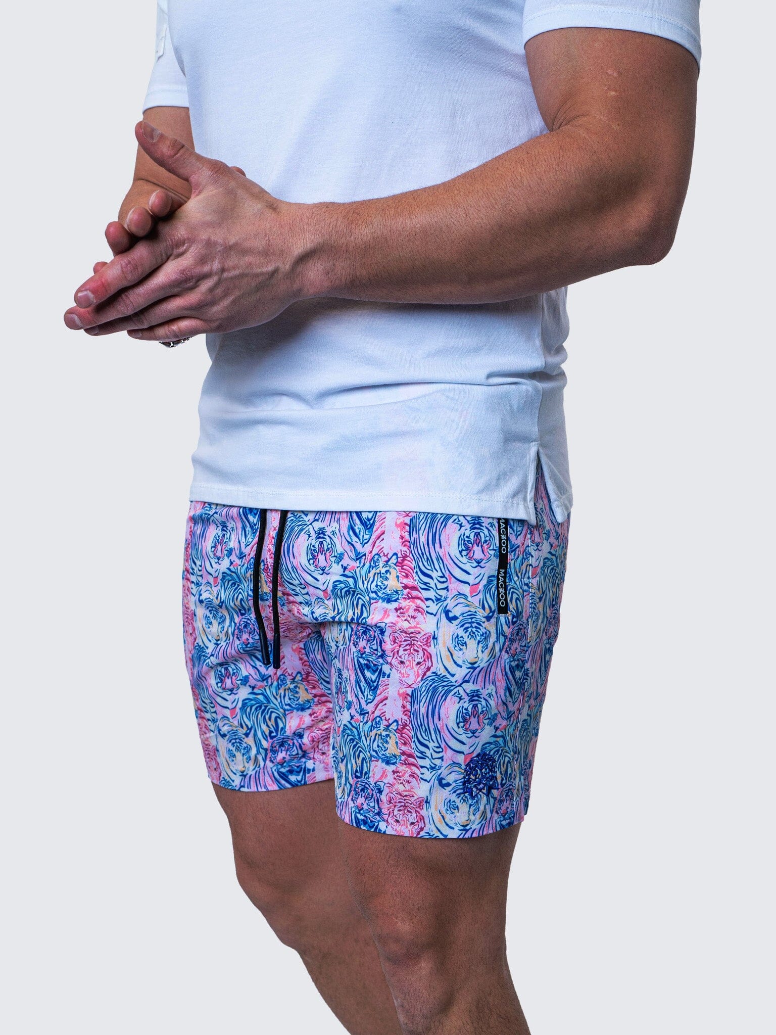 Lion Faded Tigers Swim Trunks