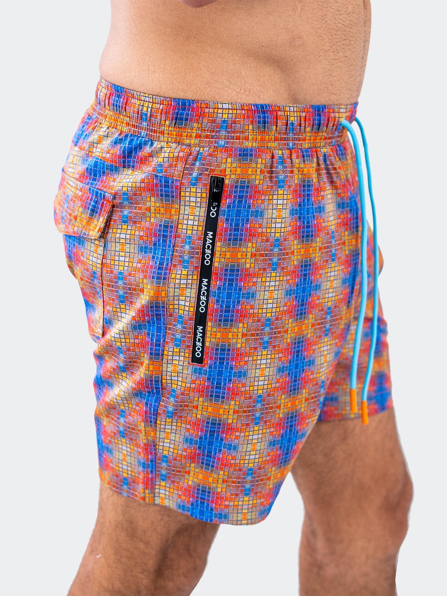 Lion MiniSquare Orange Swim Shorts