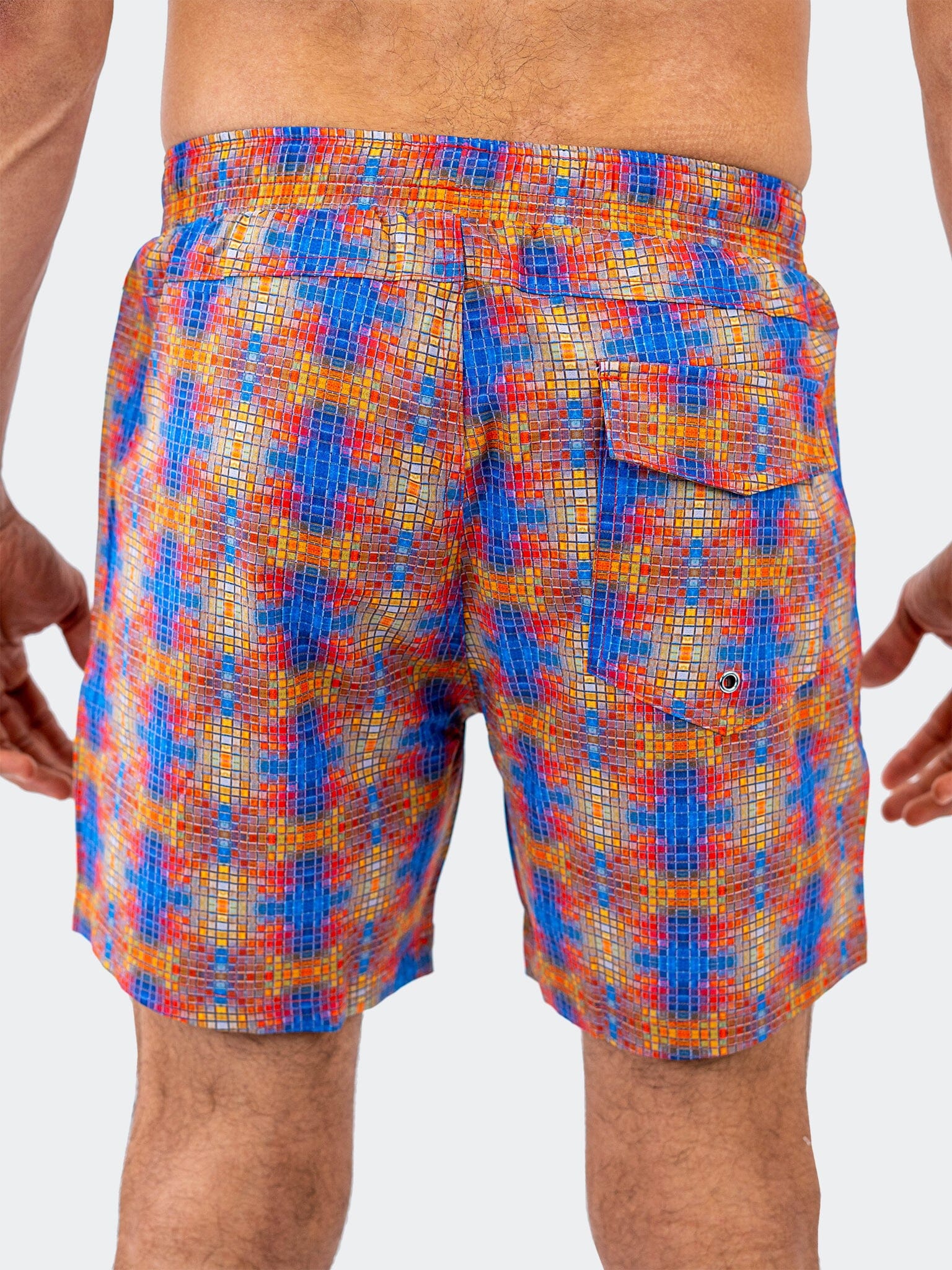 Lion MiniSquare Orange Swim Shorts