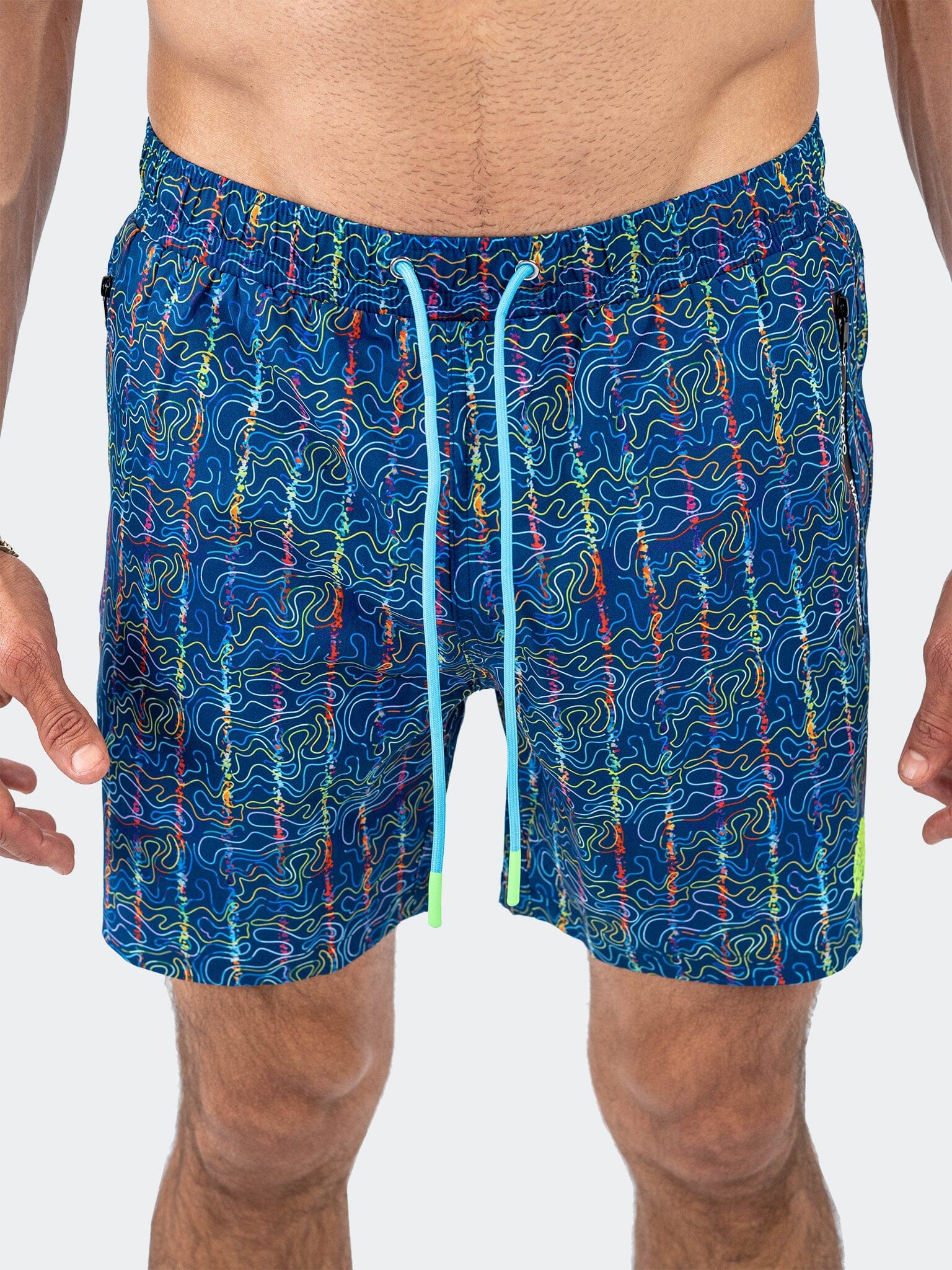 Lion OilSlick Blue Swim Shorts