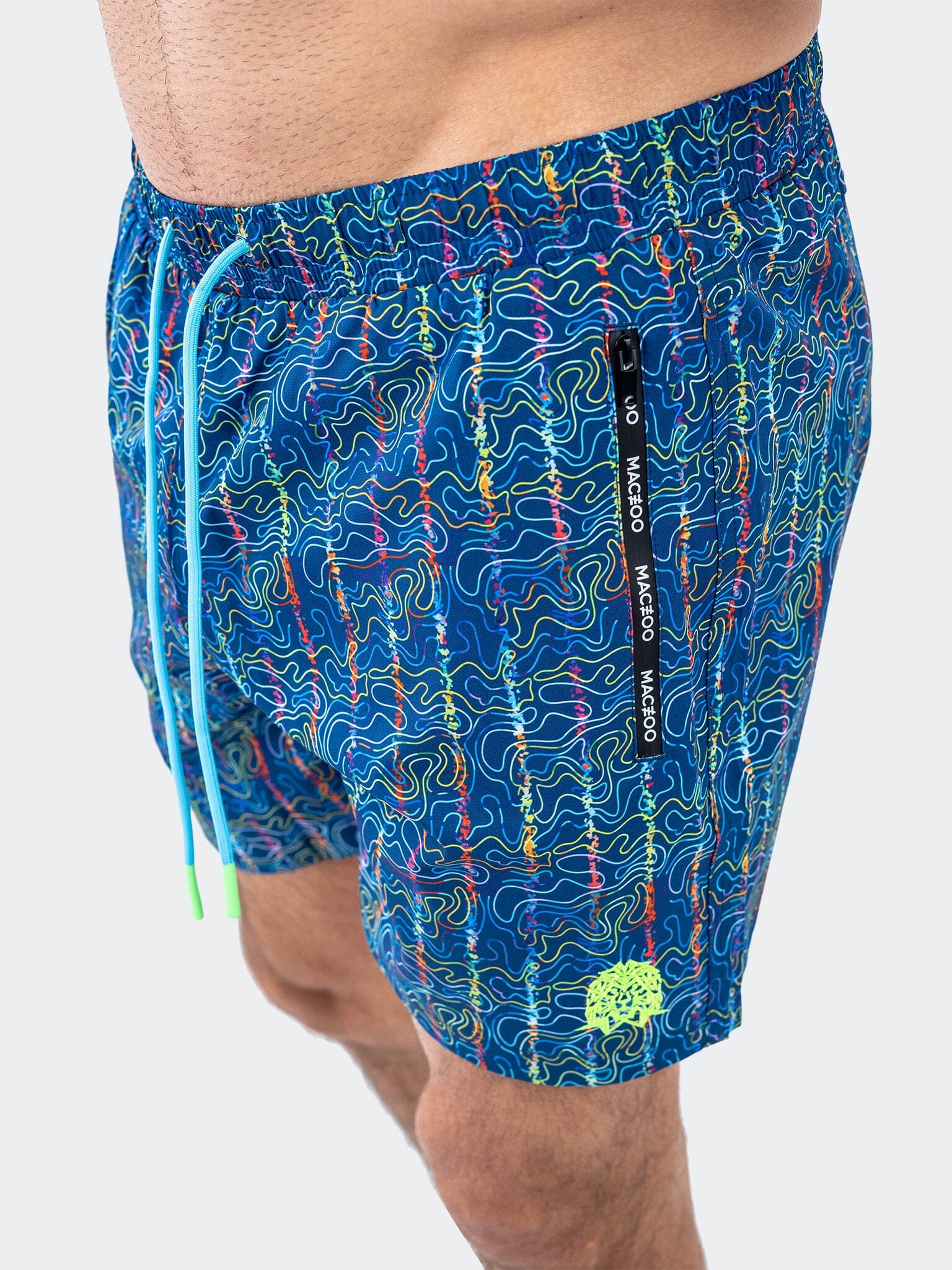 Lion OilSlick Blue Swim Shorts