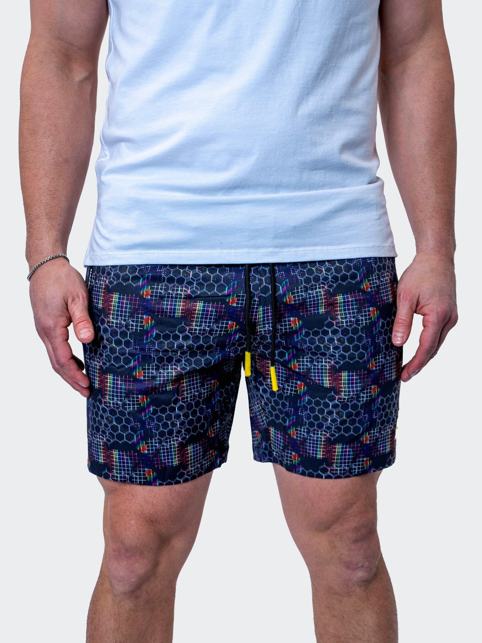Lion Prism Black Swim Shorts